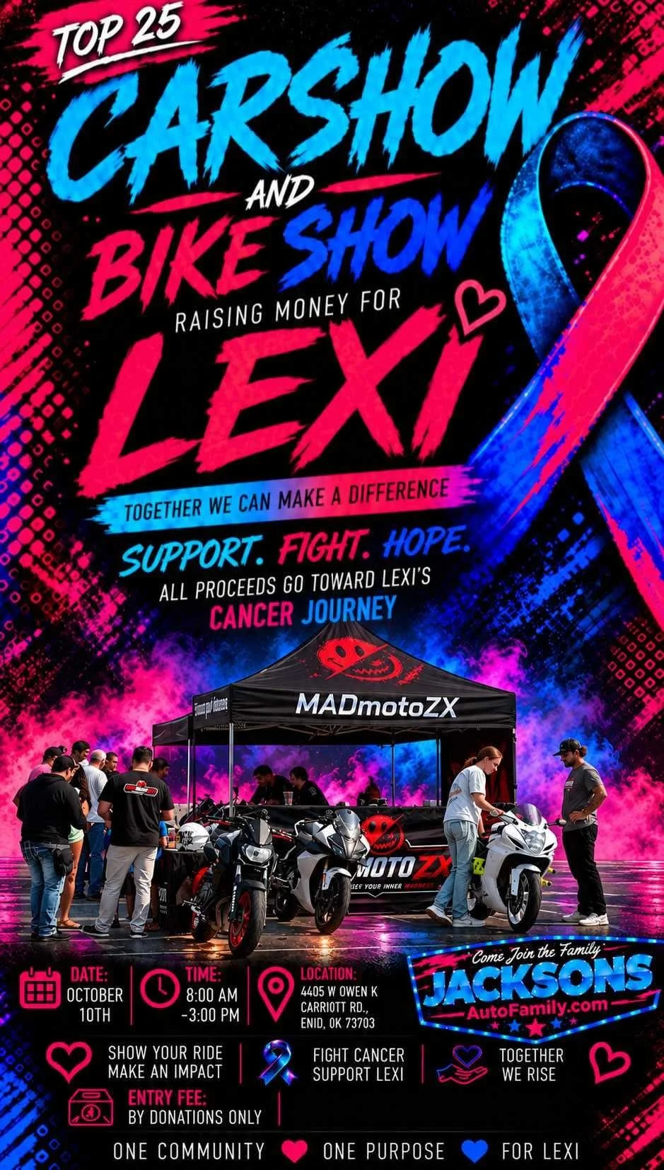 Car &amp; Motorcycle Meet for LExi