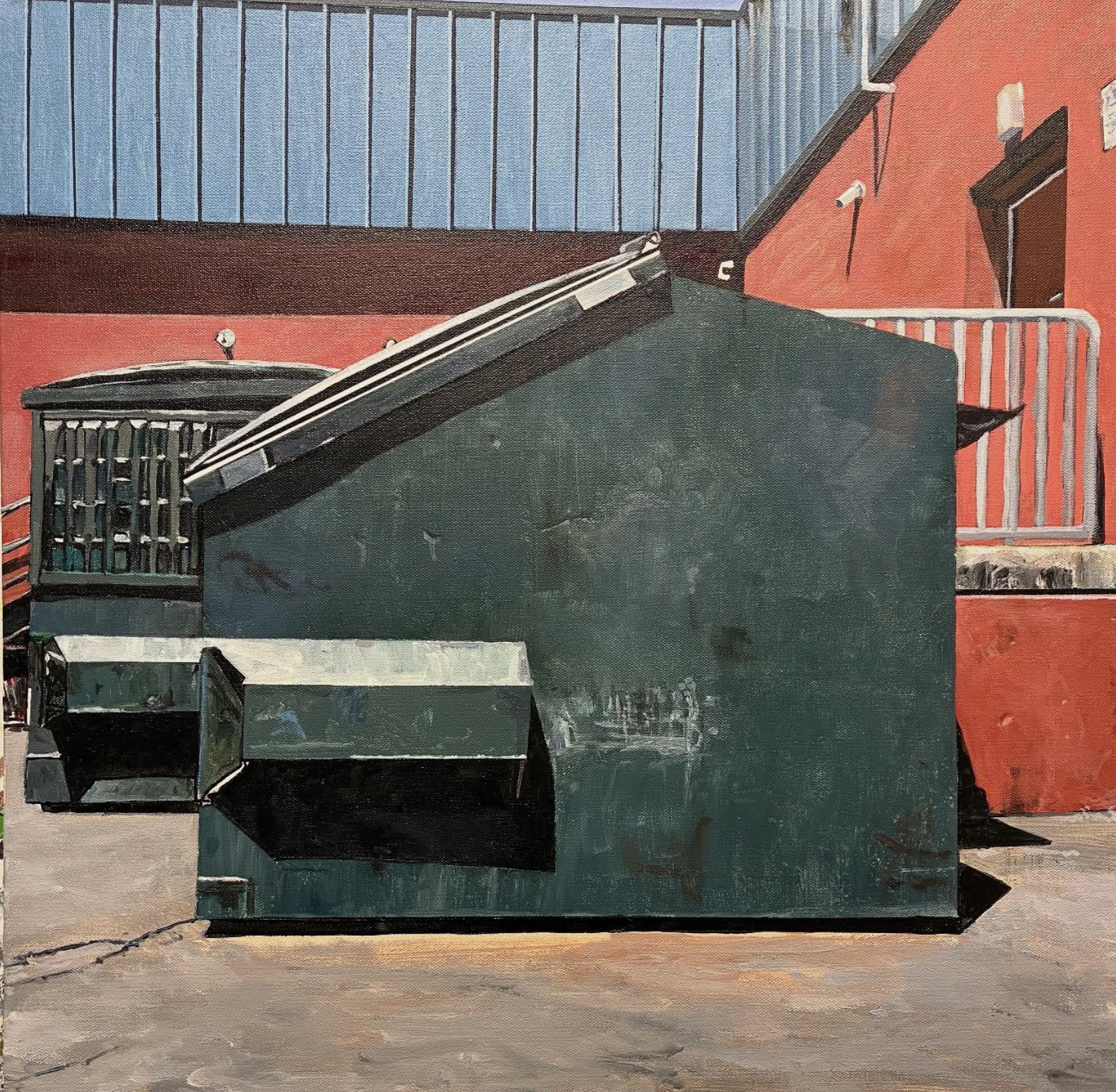 Best Buy in Green, 2025
Acrylic on Canvas
24"X 24"                                   
60.96 cmX 60.96 cm