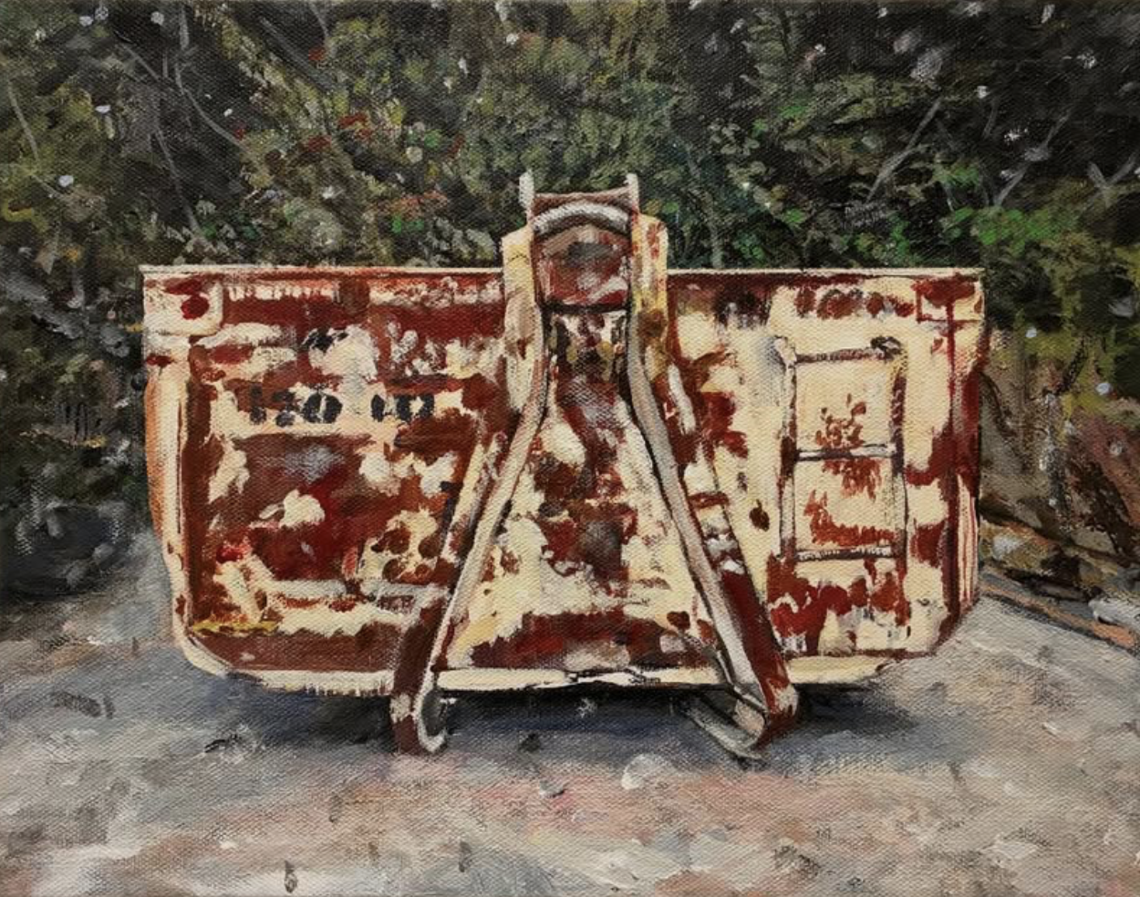 Nice FR, 2025
Acrylic on Canvas
11" x 14"
27.94 cmX 35.56 cm