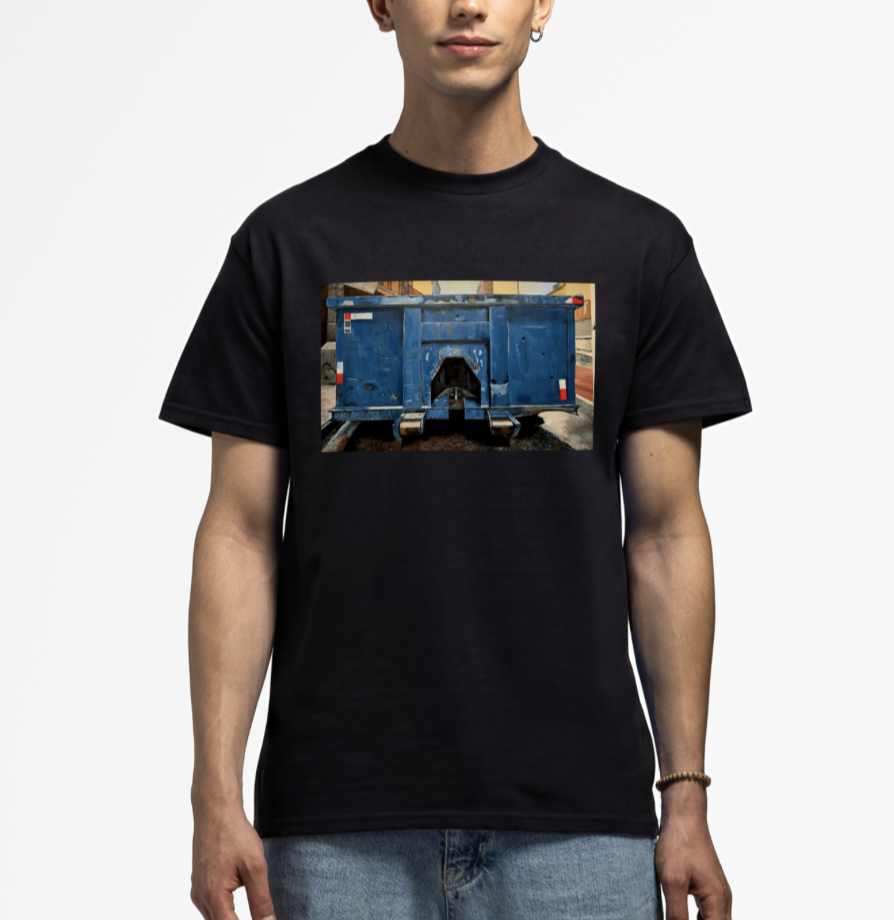 100 Dumpsters Blue T-Shirt