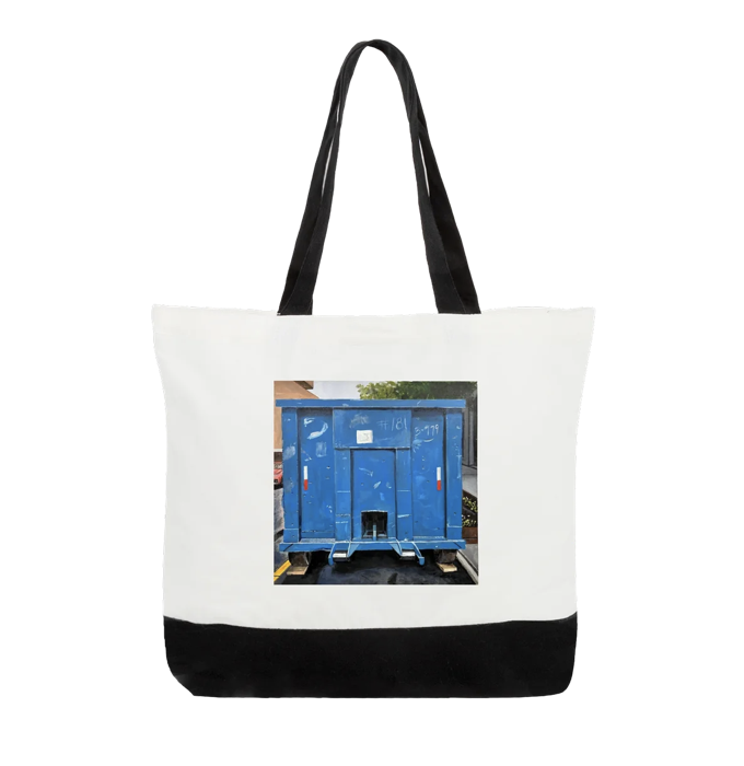 Blue 100 Dumpsters Tote Bag