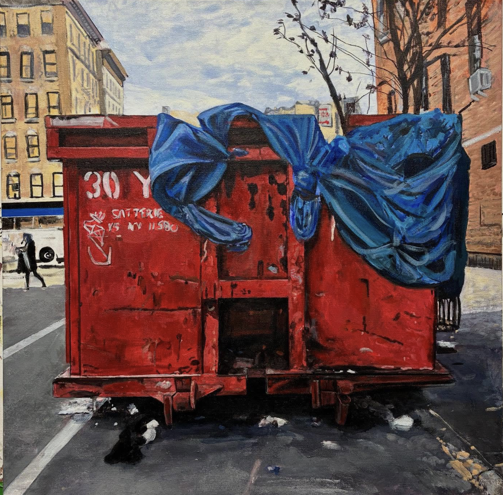 Red West Village, 2025
Acrylic on Canvas
24" x 24"
60.96cm x 60.96cm