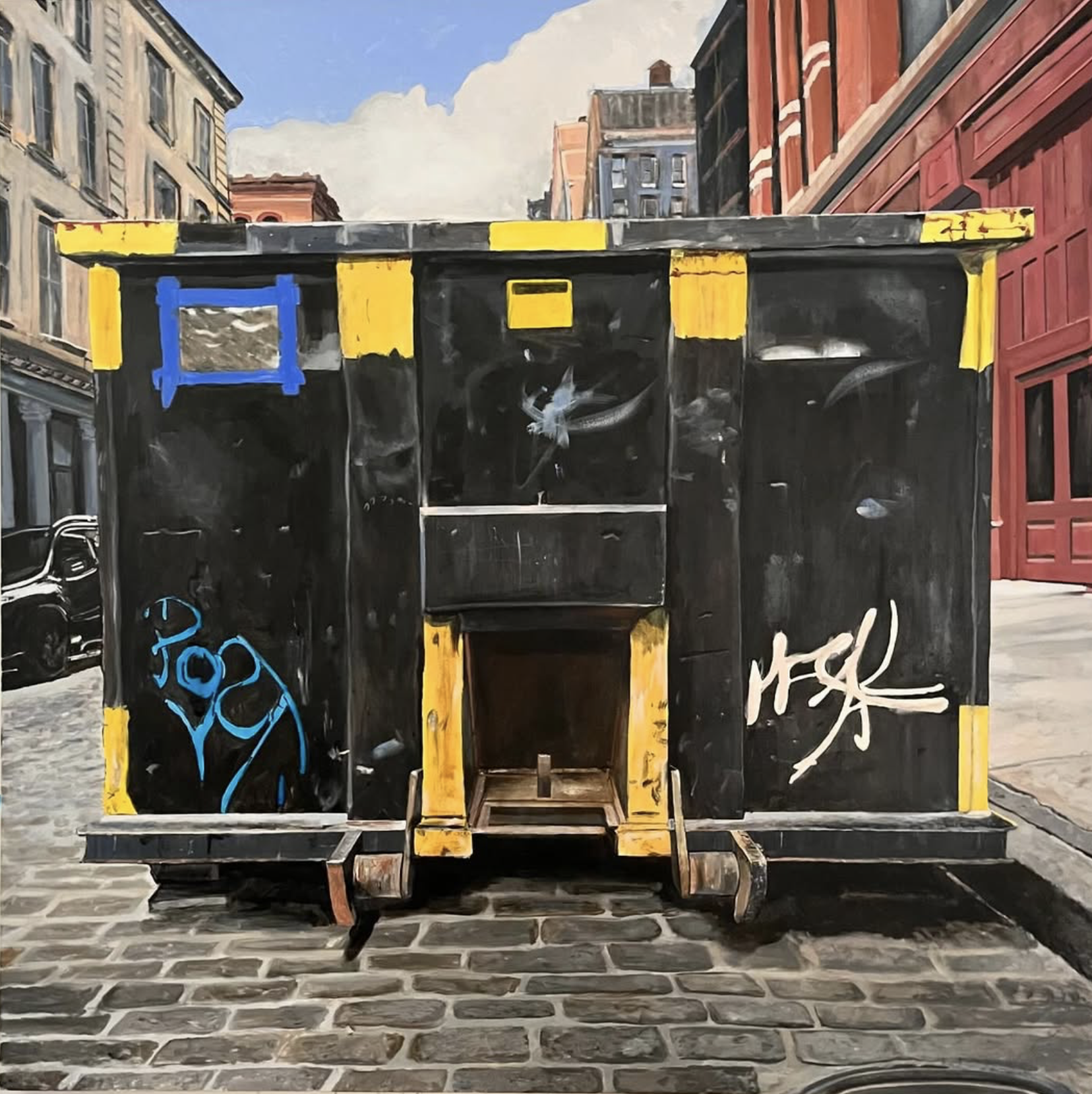 SoHo Black, 2024
Acrylic on Canvas
48" x 48"
121.92cm x 121.92cm