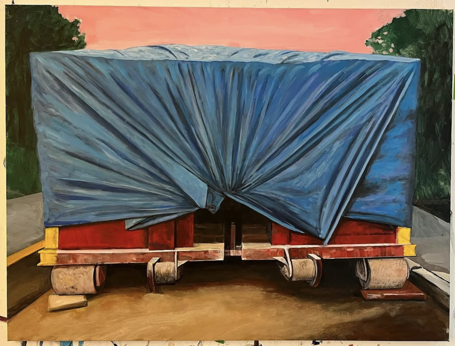 Blue Cape, 2022
Acrylic on Canvas
36" x 48"
91.44cm x 121.92cm