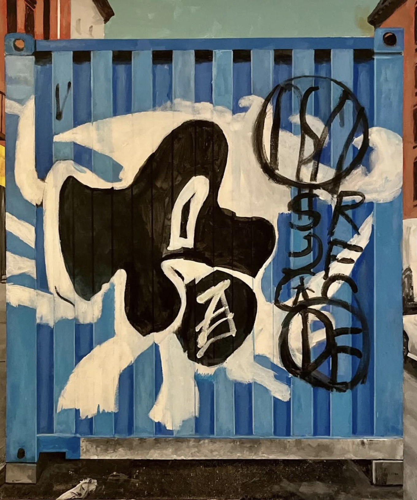 Graffiti Cargo, 2022
Acrylic on Canvas
30" x 30"
76.2cm x 76.2cm