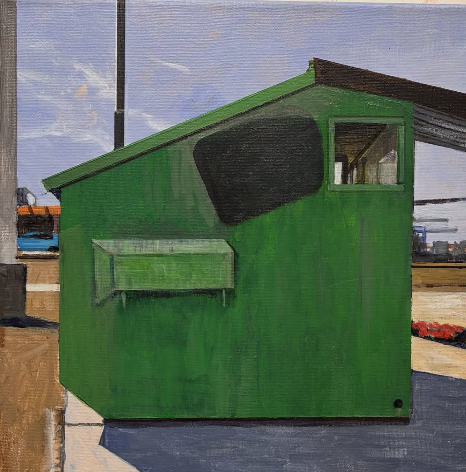 Chandler Verso, 2026
Acrylic on Canvas
11.75" x 11.75"
29.845cm x 29.845cm