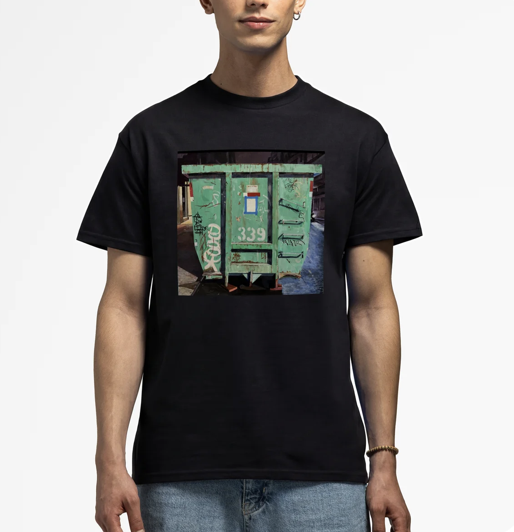 100 Dumpsters Green T-Shirt