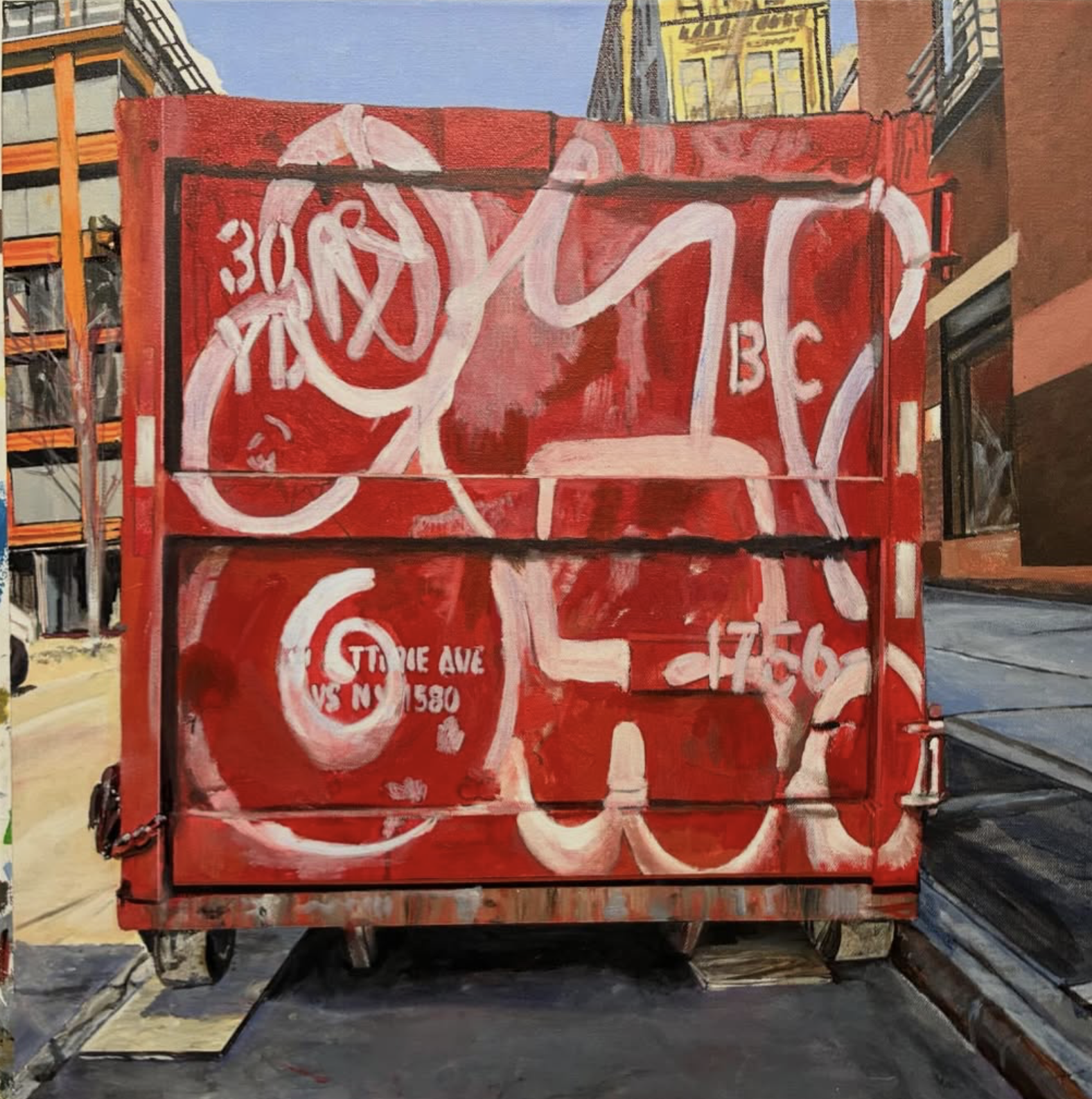 Lafayette & Bond, 2025
Acrylic on Canvas
24" x 24"        
60.96cm x 60.96cm                                                                        