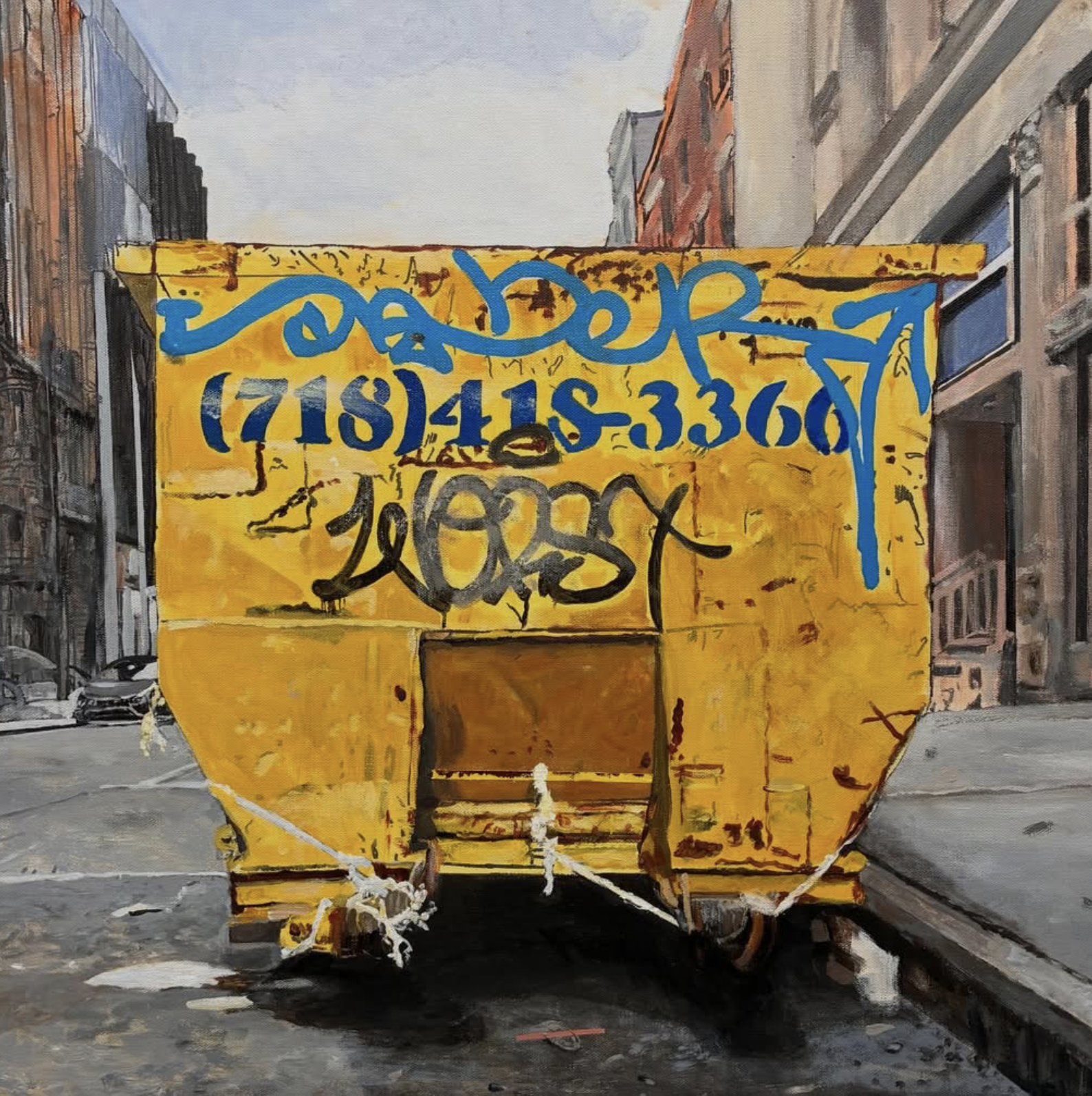 NYU, 2026
Acrylic on Canvas
24" x 24"
60.96cm x 60.96cm
