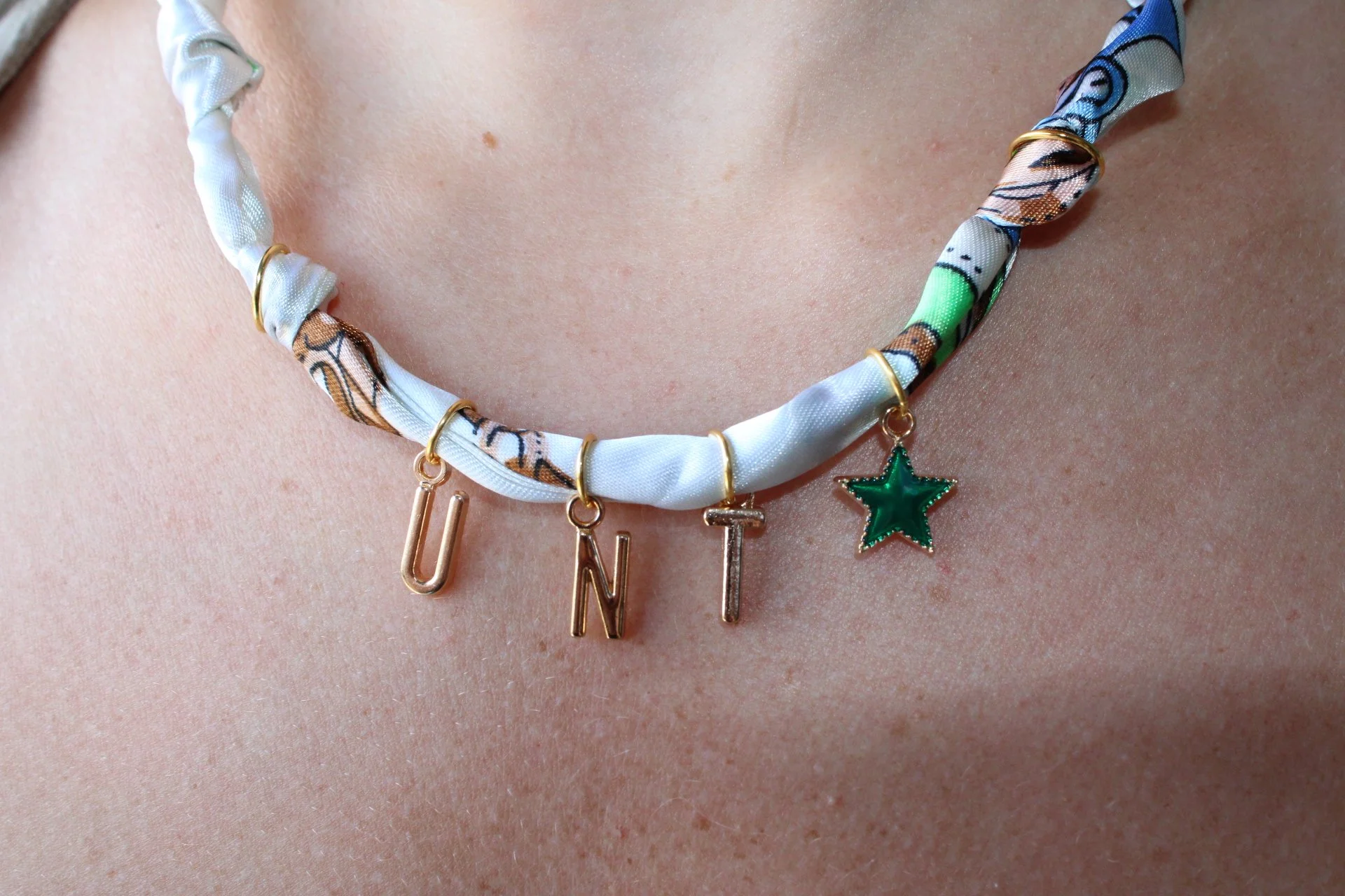 UNT Bandana Necklace