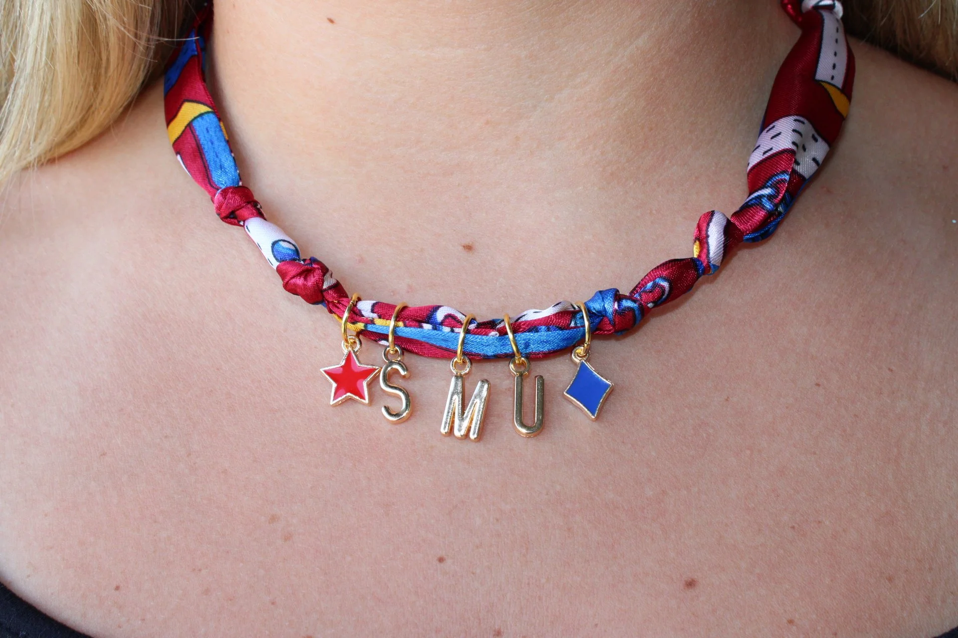 SMU Bandana Necklace
