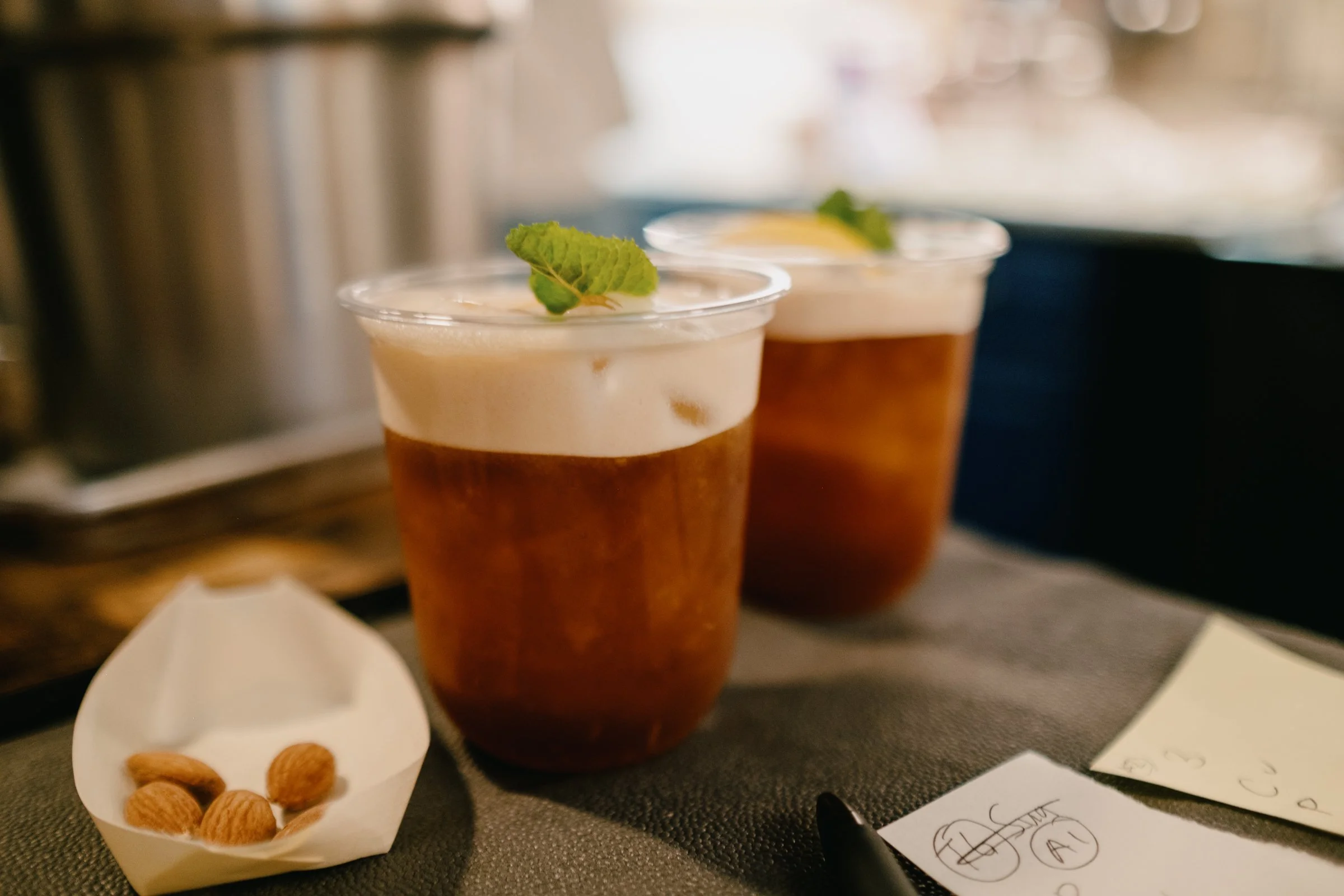 Shaken Peach Honey Cold Brew