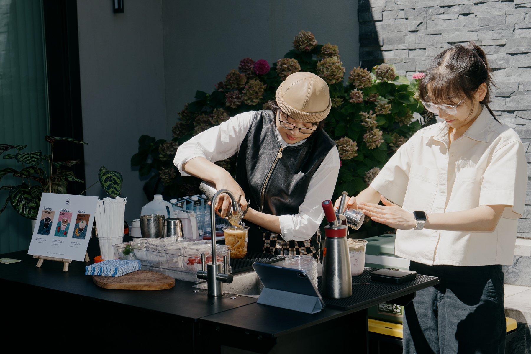 Launching our coffee cart