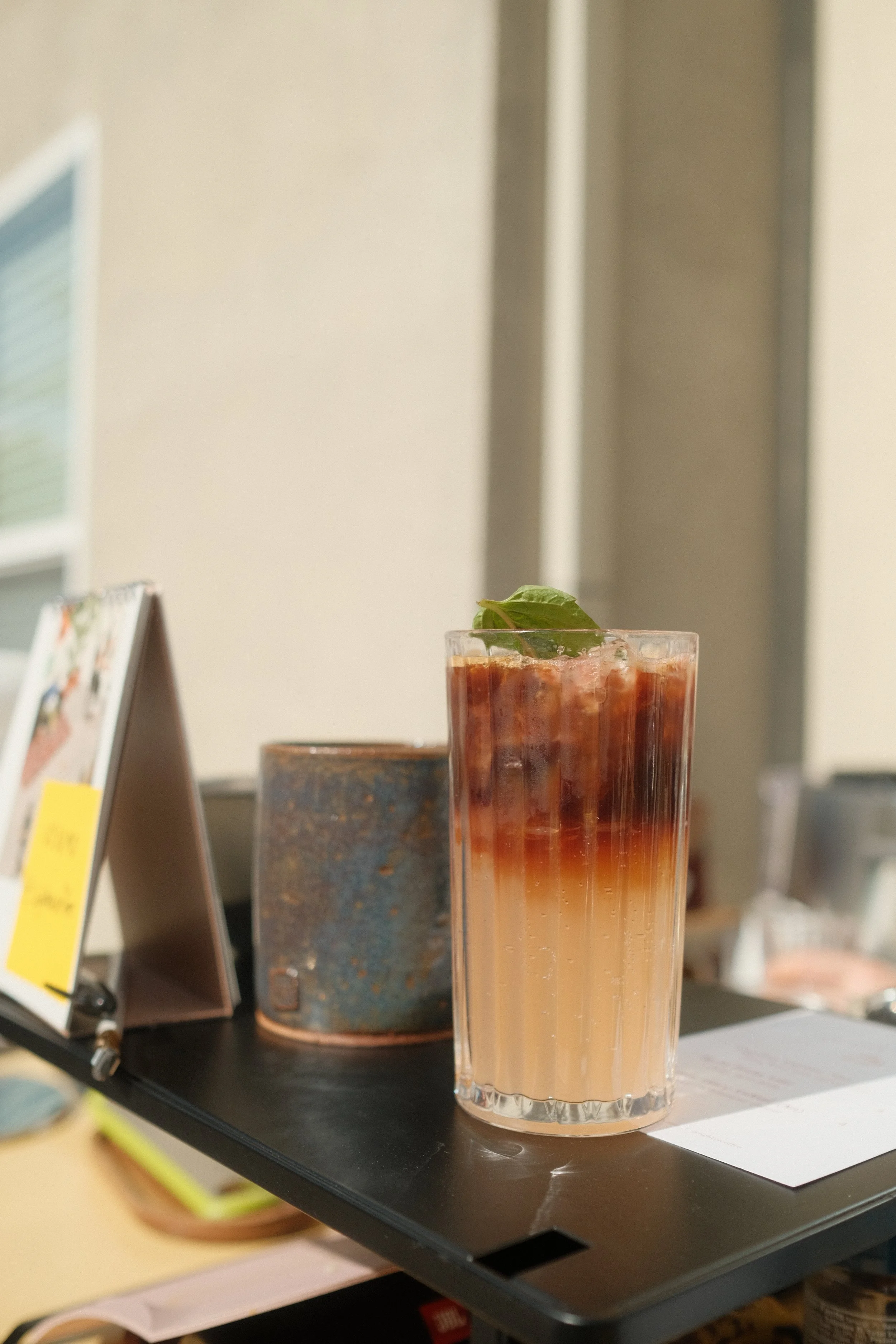 Grapefruit Honey Espresso Tonic