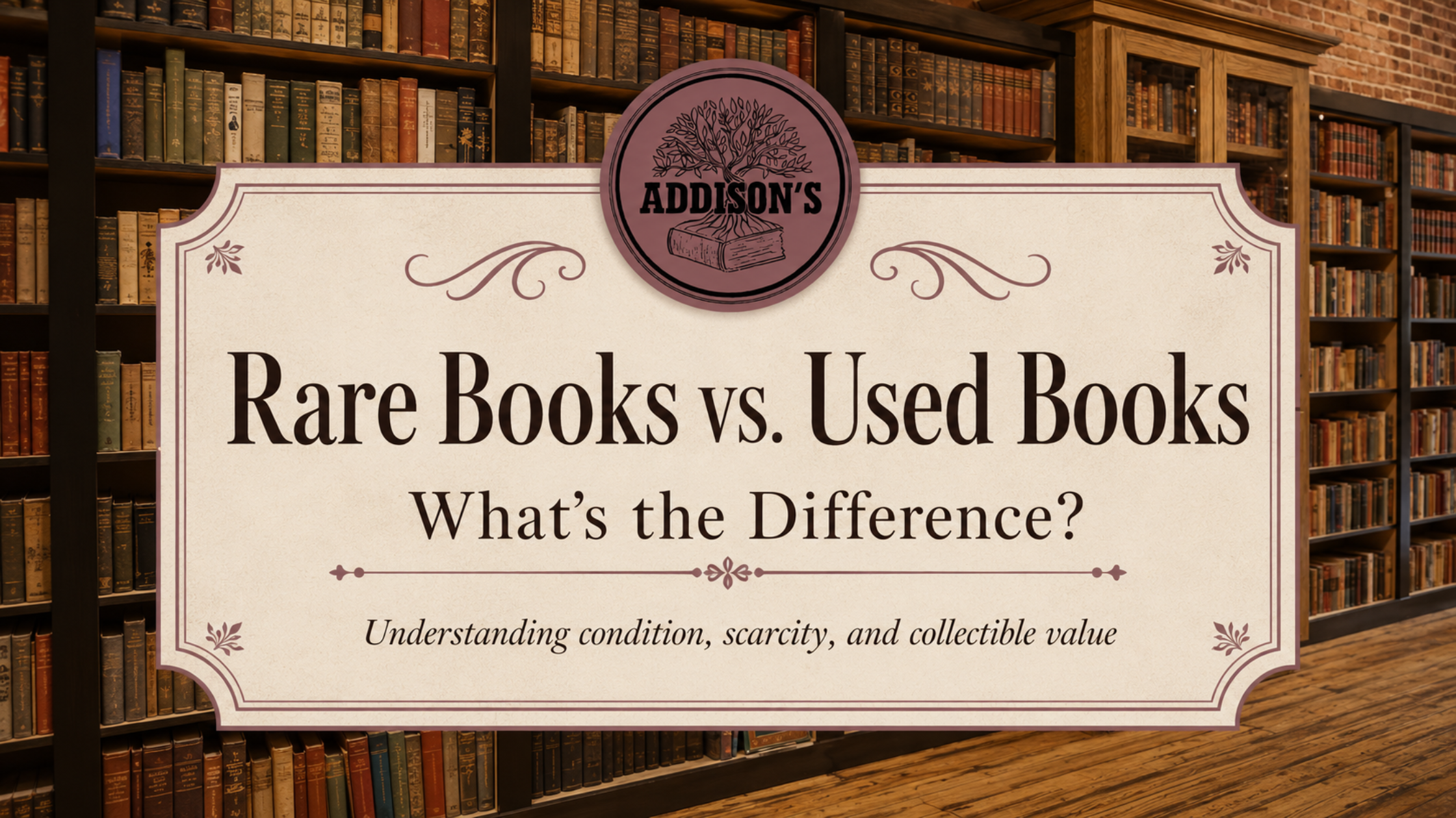 Rare Books vs. Used Books: What’s the Difference?