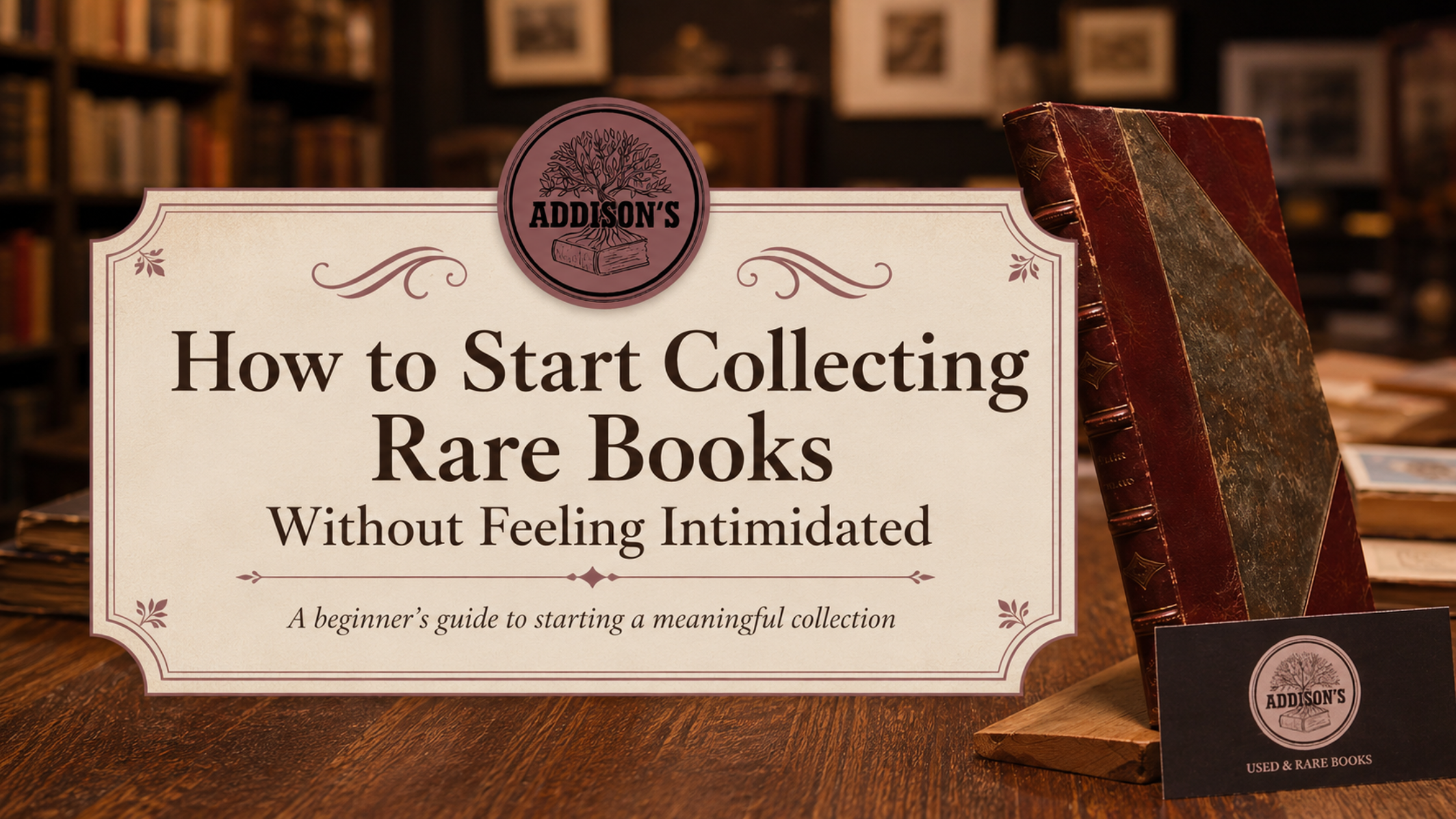 How to Start Collecting Rare Books Without Feeling Intimidated