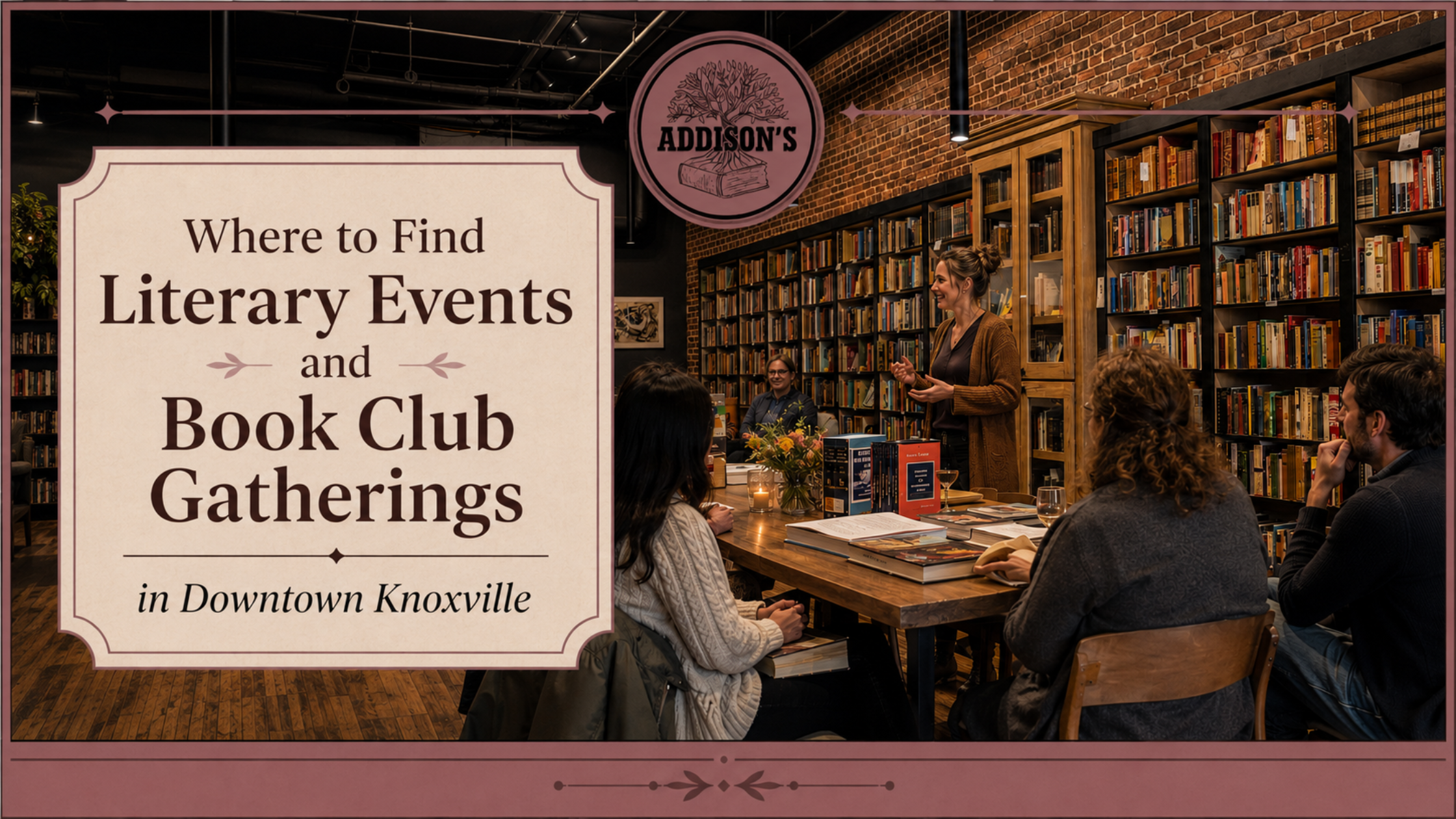 Where to Find Literary Events and Book Club Gatherings in Downtown Knoxville