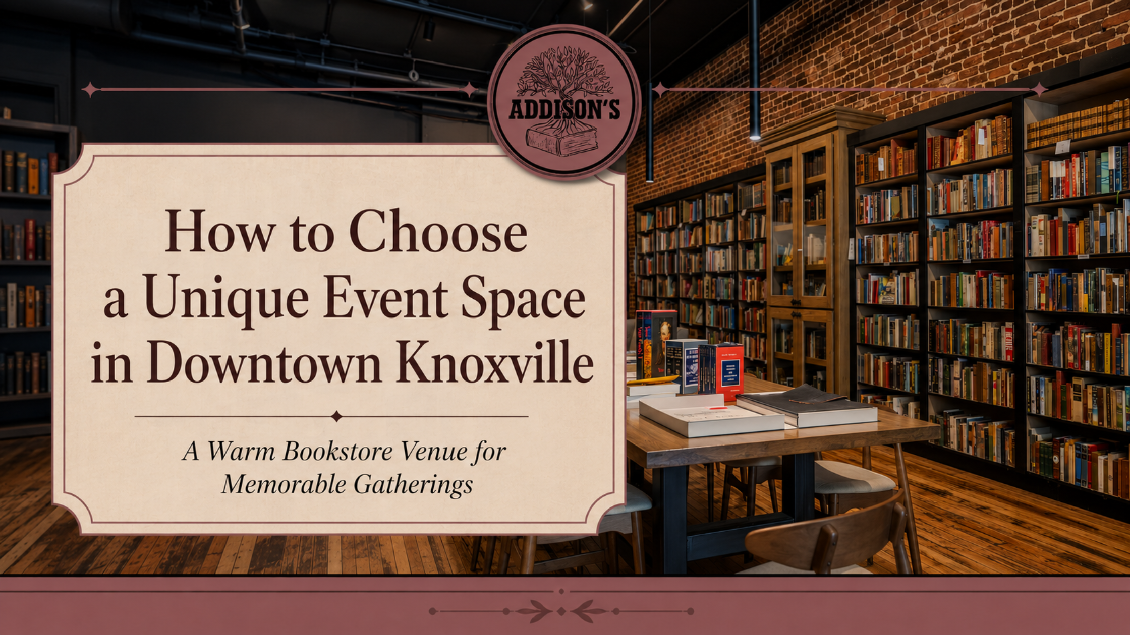How to Choose a Unique Event Space in Downtown Knoxville