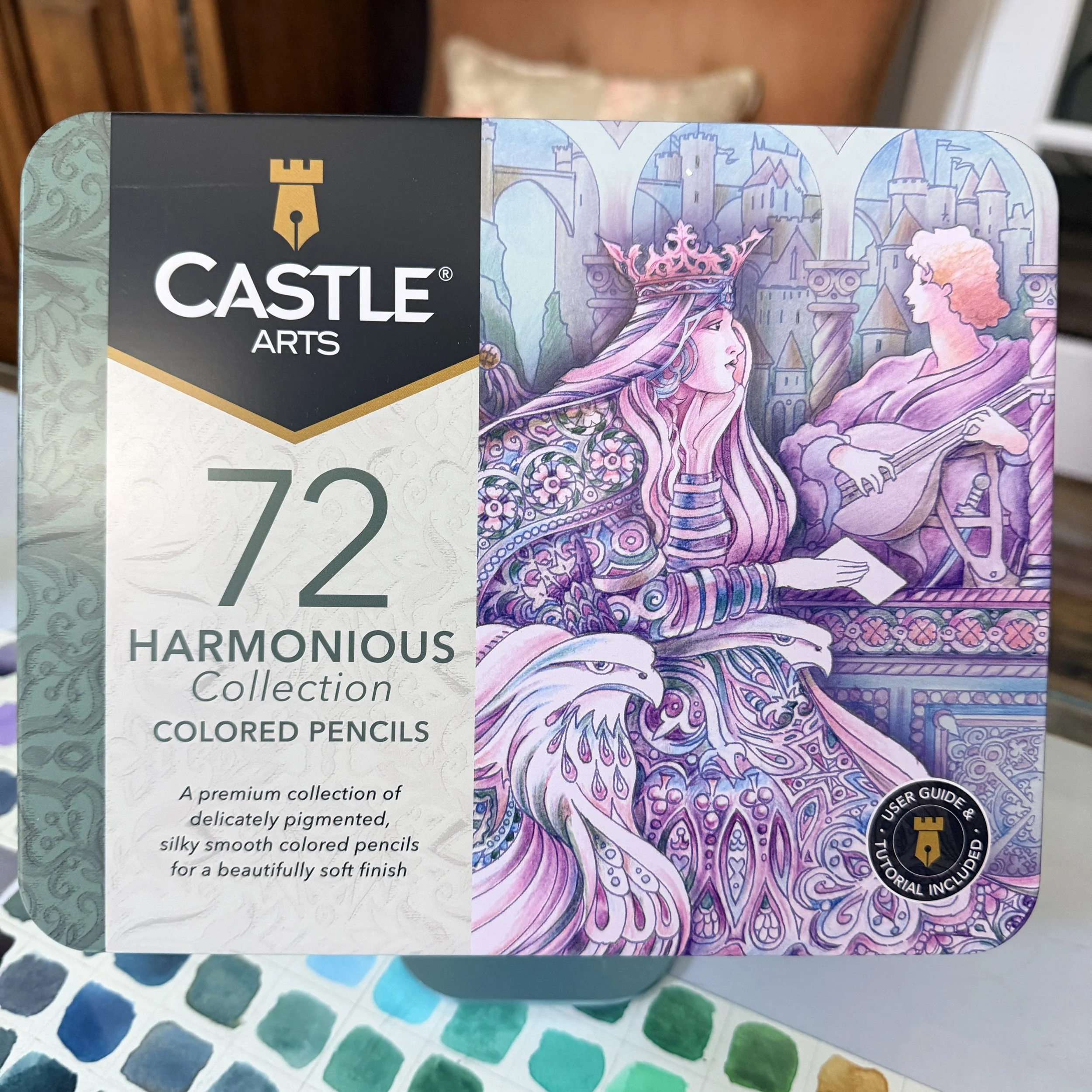 Castle Art Supplies 72 Harmonious Colored Pencil