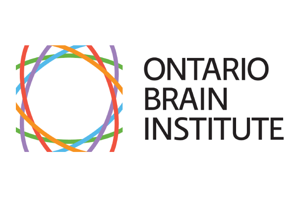 Logo of the Ontario Brain Institute with colorful interconnected loops and the text 'Ontario Brain Institute' in bold black letters.