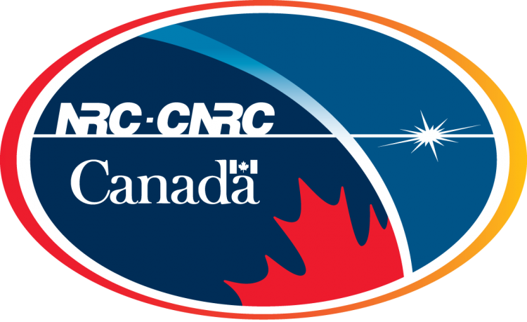 A logo with a hockey puck shape featuring the ARC-ARC logo, a maple leaf, and the word "Canada," with a background gradient of orange, yellow, and red.
