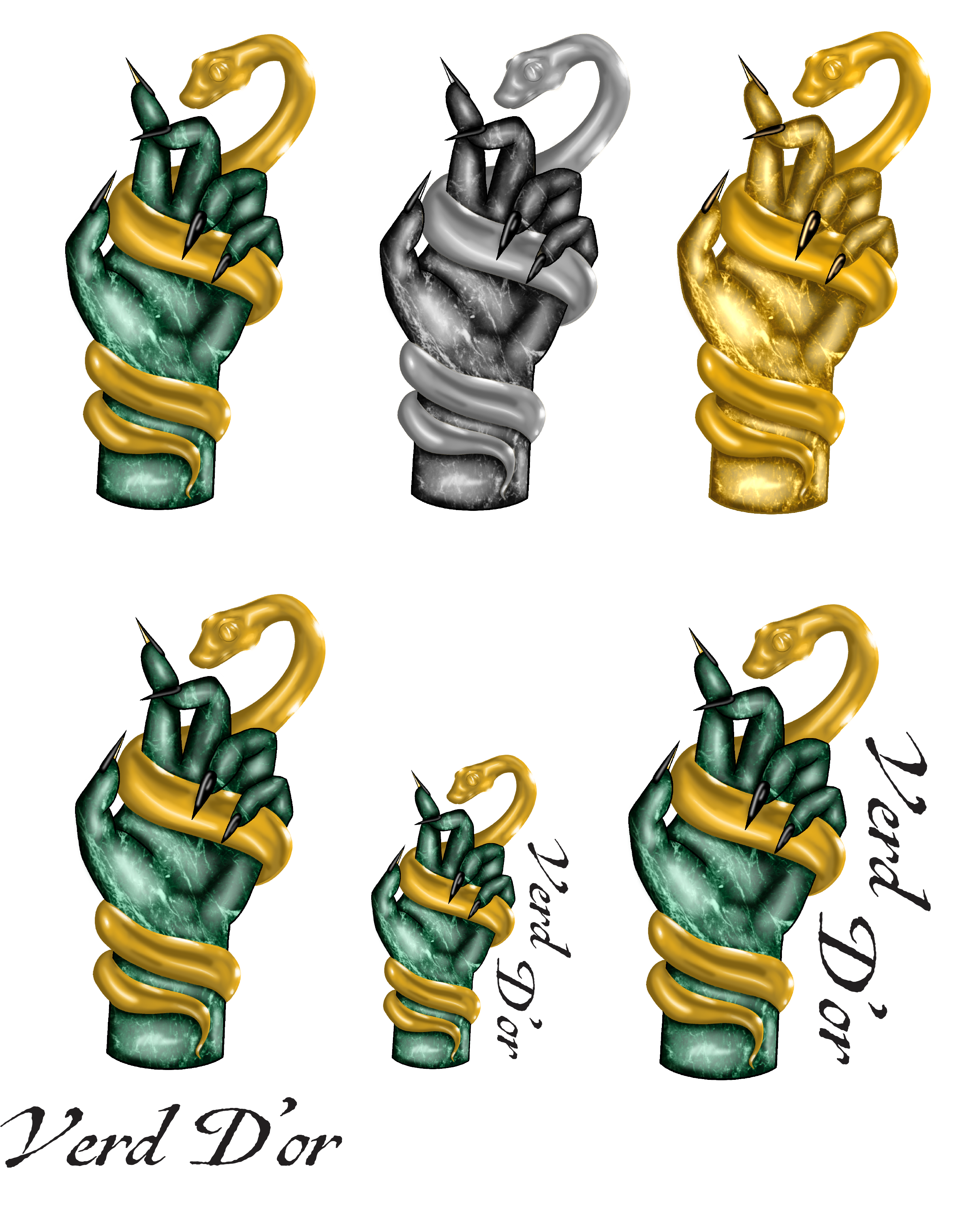 Verd D'or alternative logos.