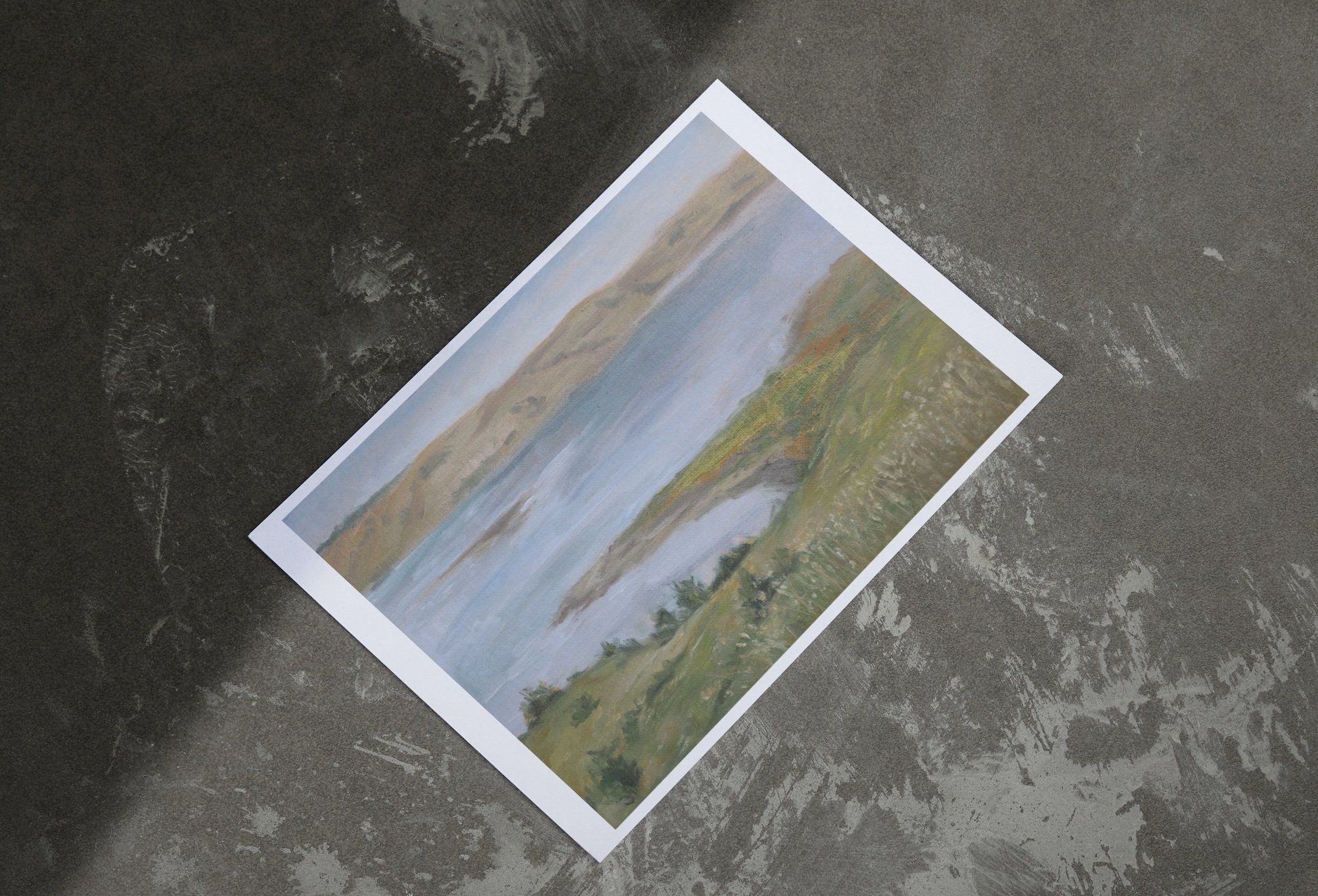 Oahe Dam with SDPB Prints