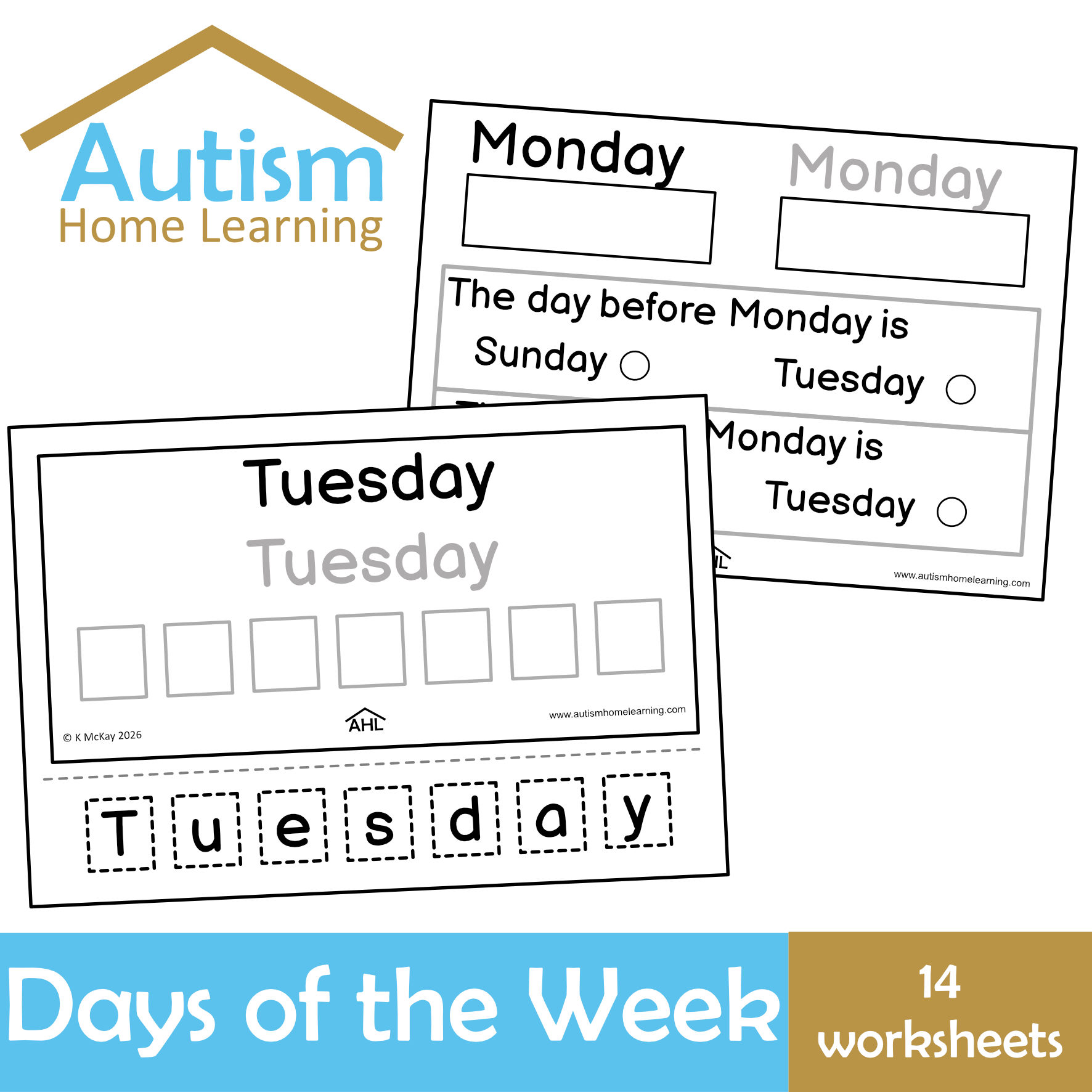 Days of the Week Worksheets