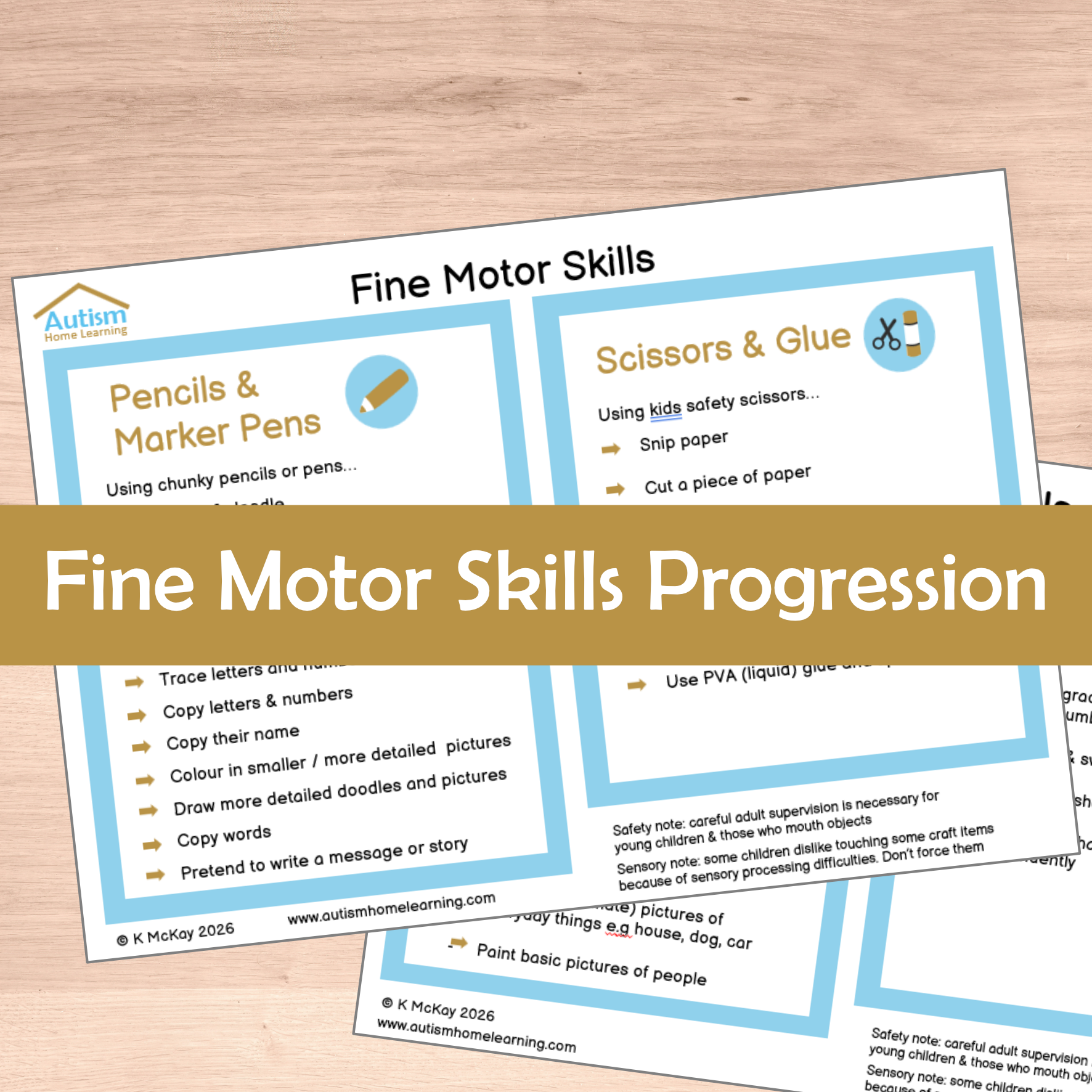Fine Motor Skills Progression