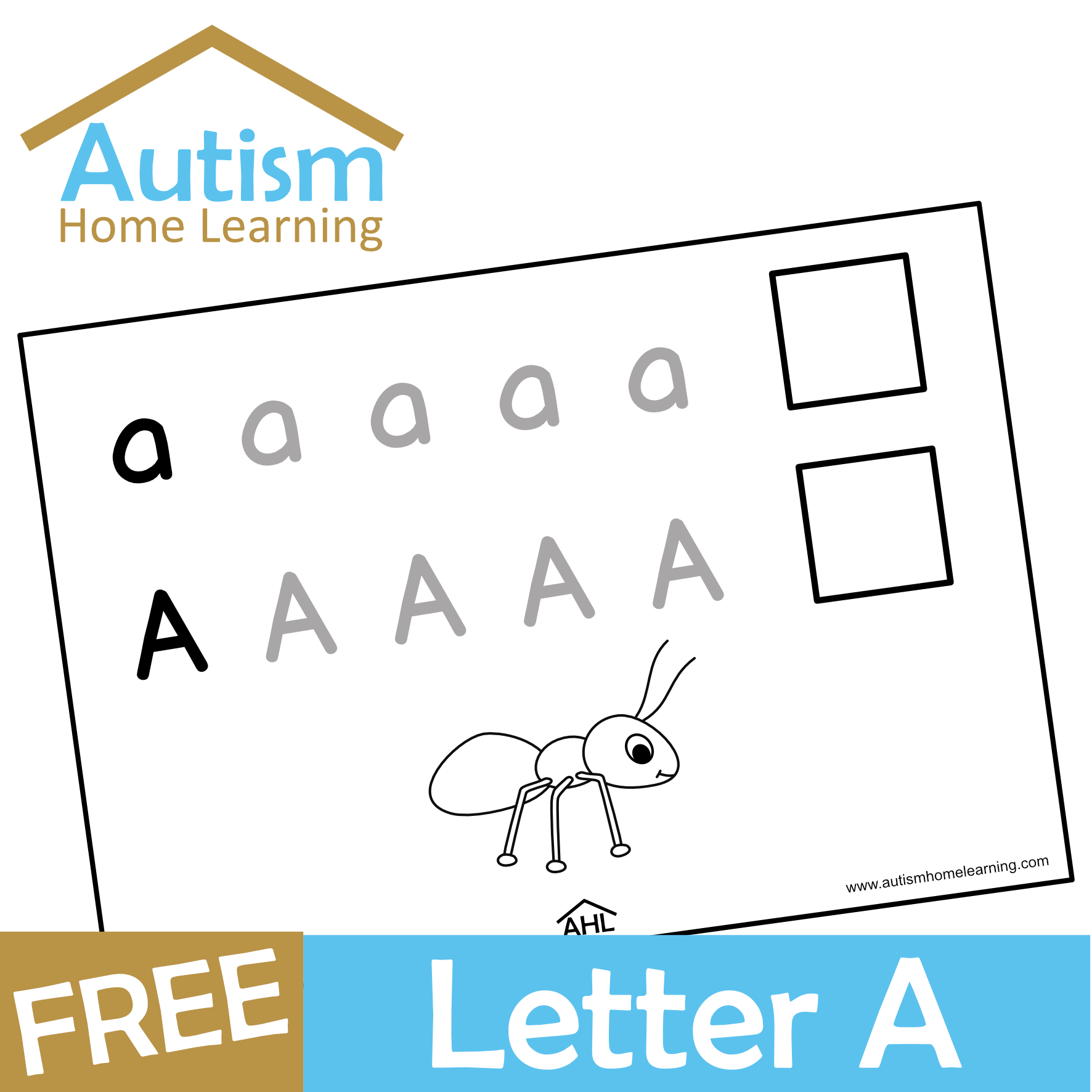 Free Letter A Alphabet Worksheet