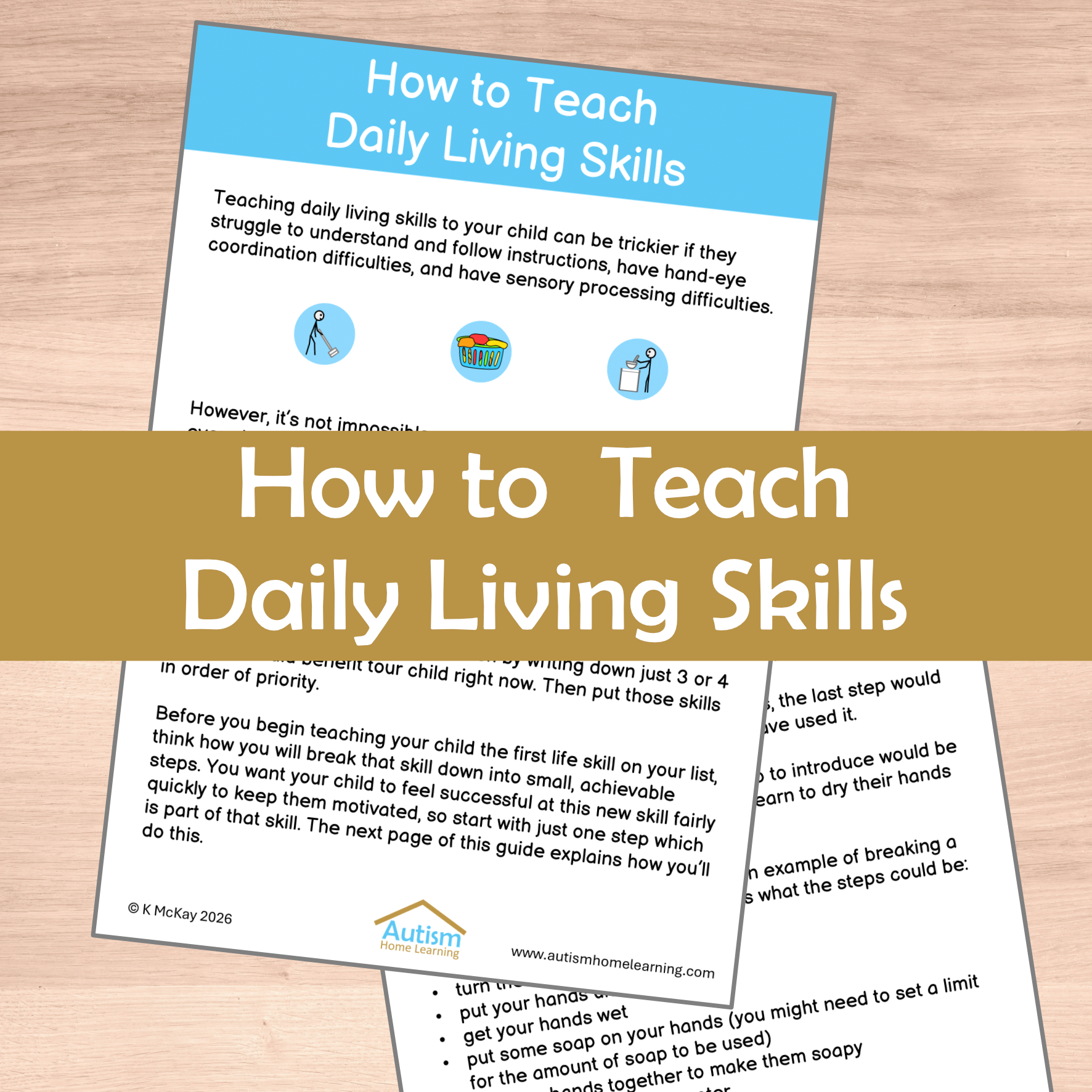 How To Teach Daily Living Skills
