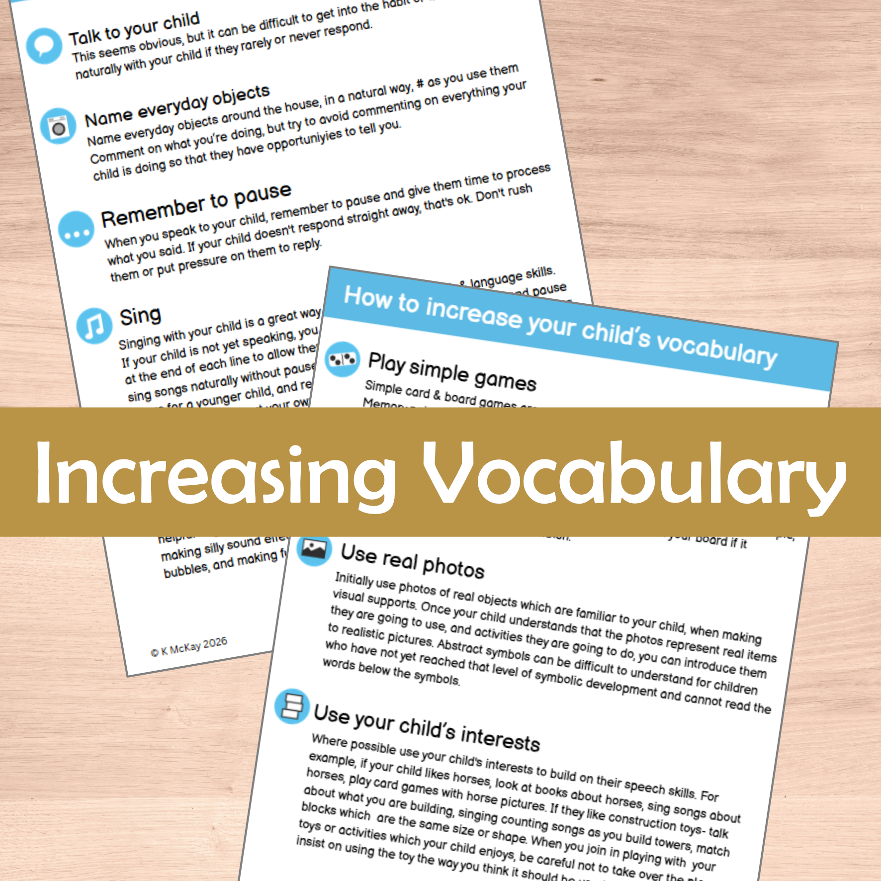 Increasing Vocabulary Guide
