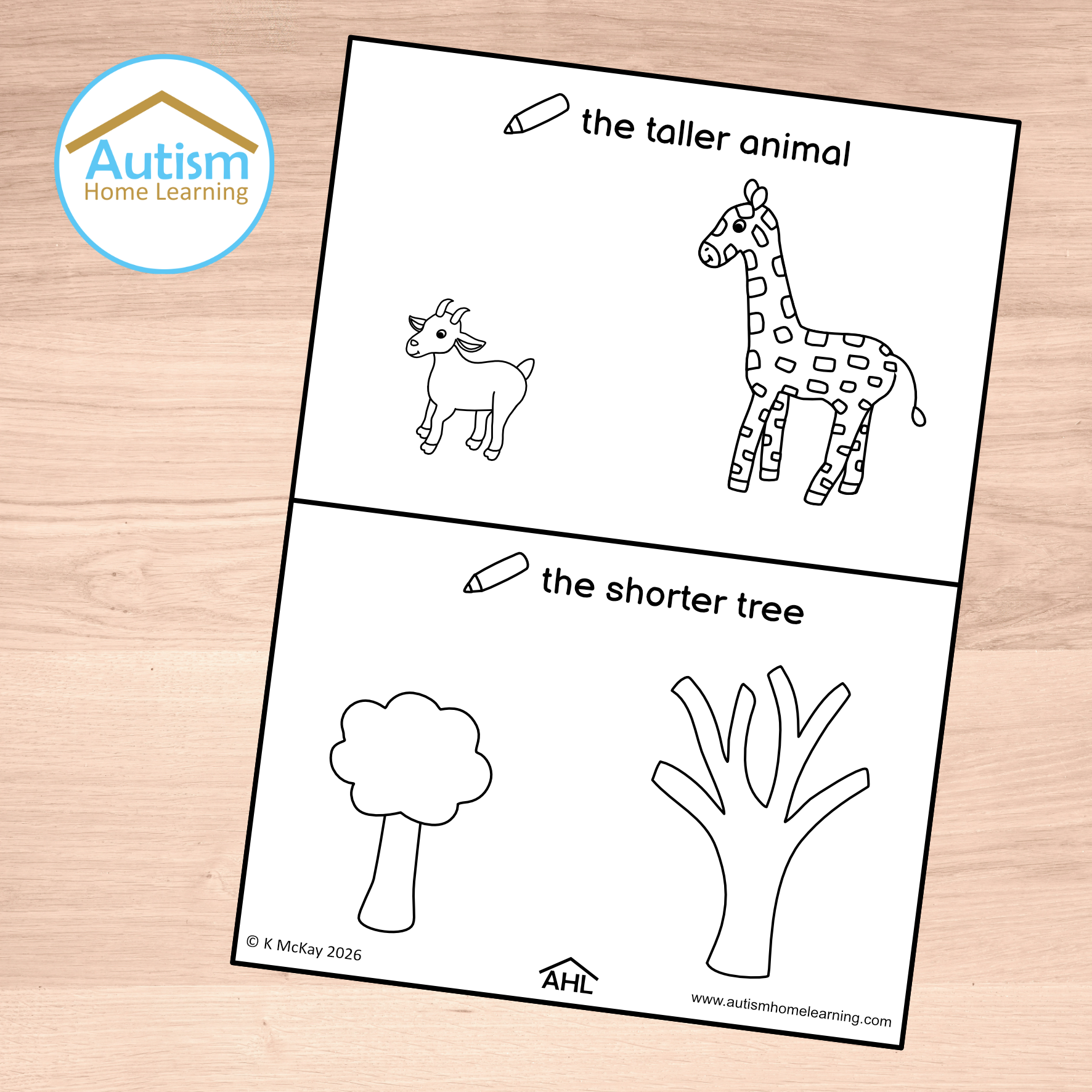 taller shorter longer heavier lighter worksheets cover 2.png