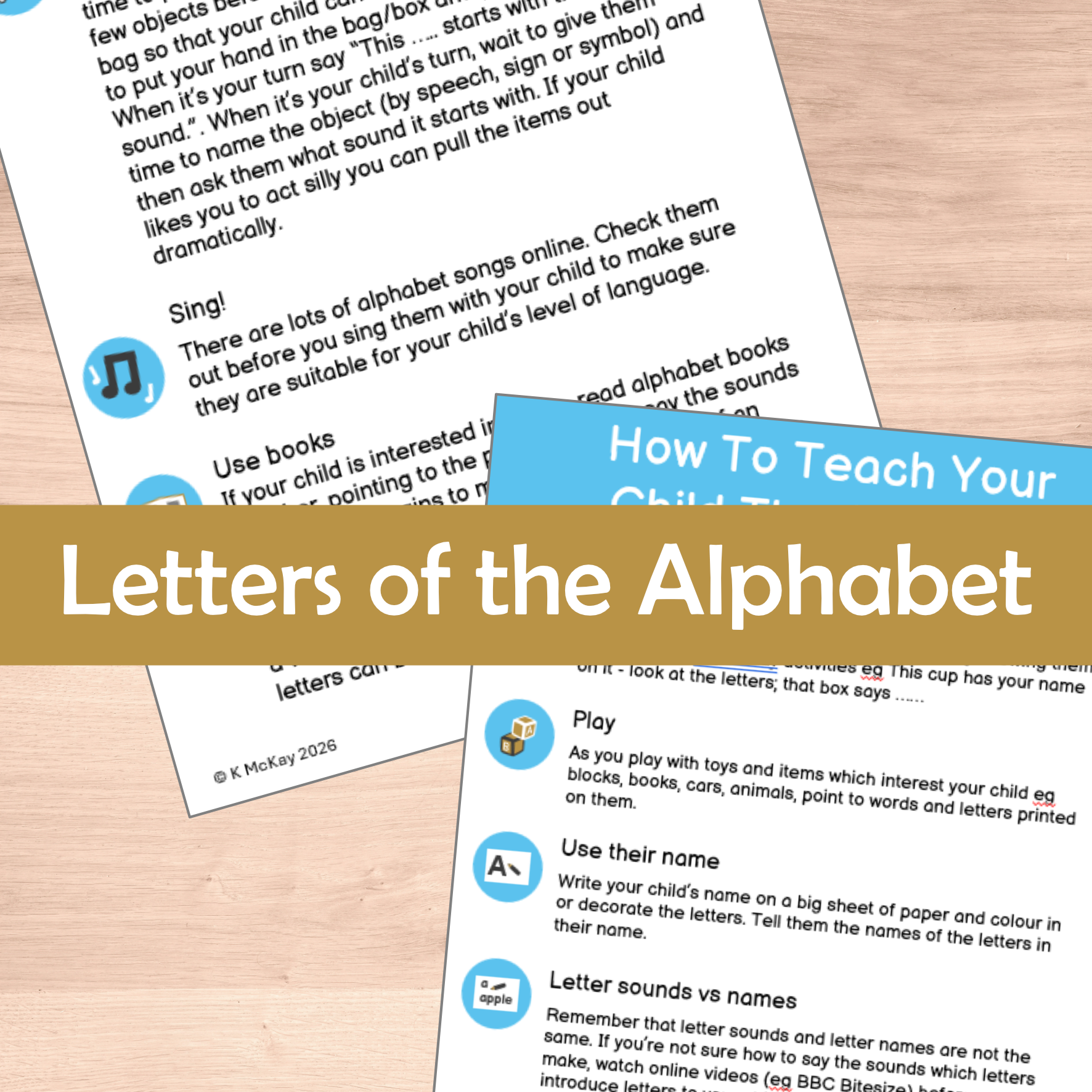 Letters of the Alphabet