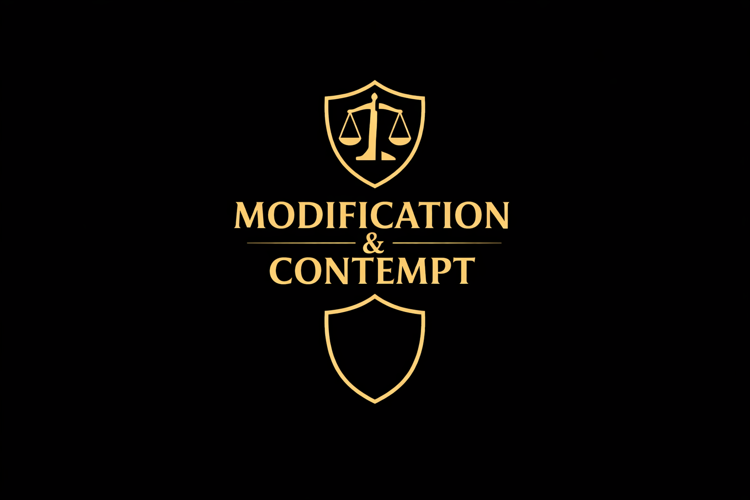 Modifications and Contempt in Maryland (Plain-English Guide)