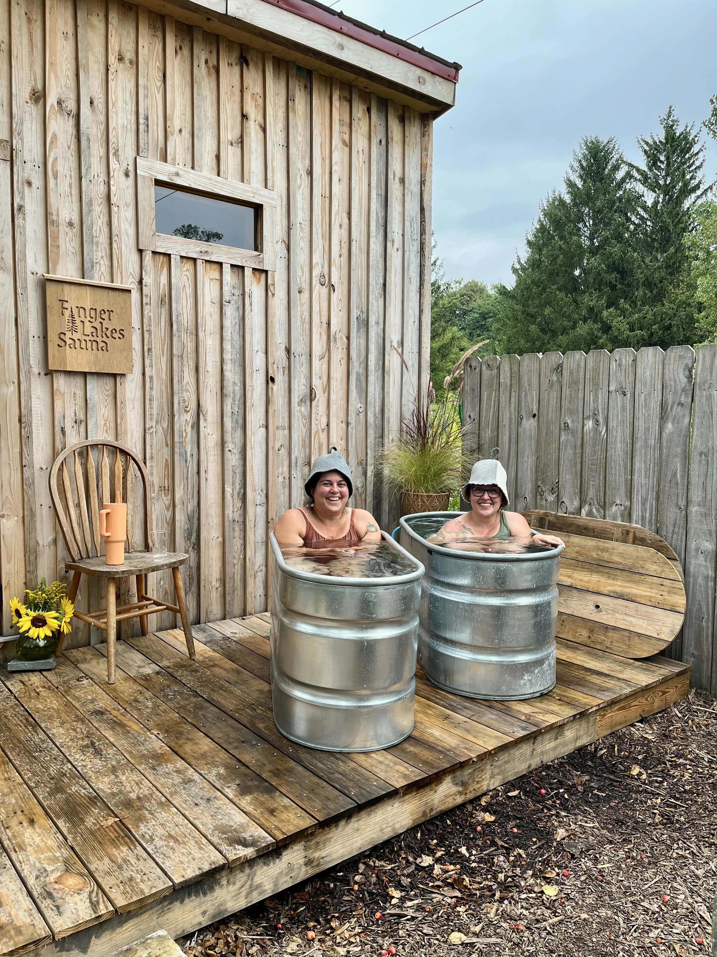 Abby n Taylor coldplunge.jpg