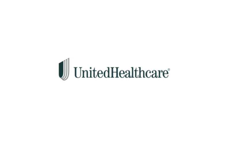 United Healthcare logo with a stylized 'U' and 'H' symbol in teal and gray.