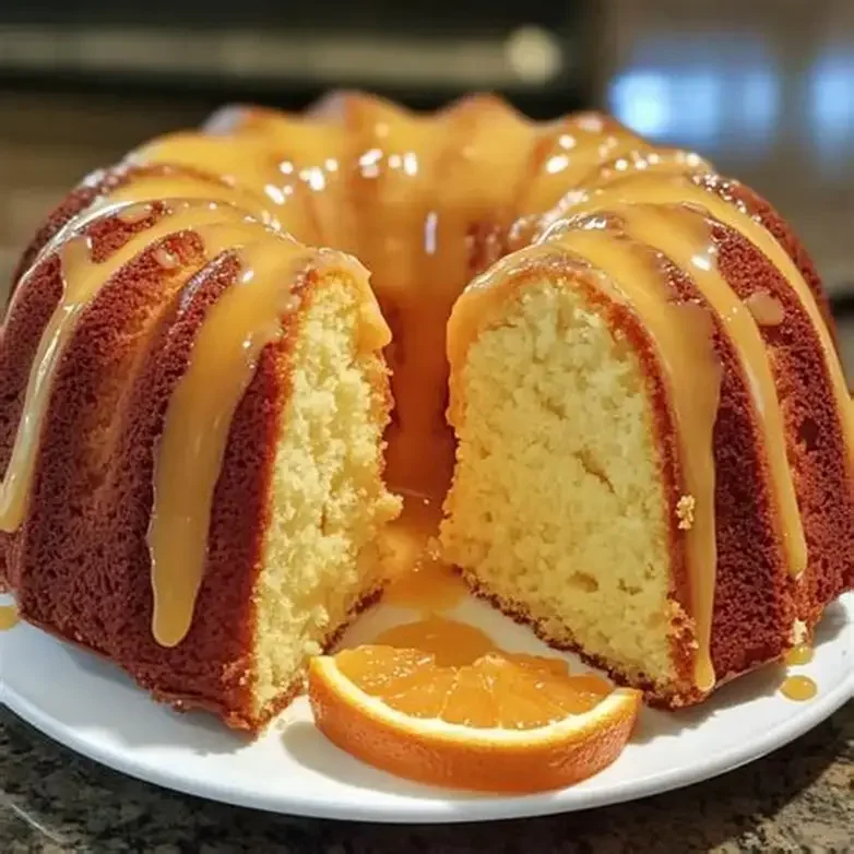 Orange Cream Pound Cake