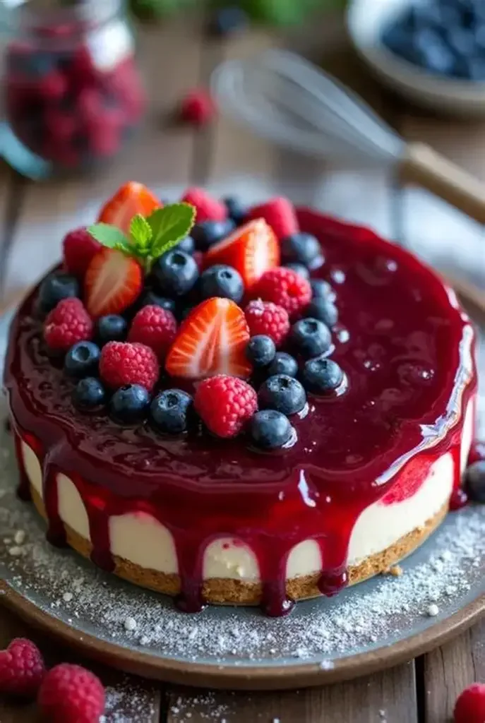 Cheesecake any fruit topping