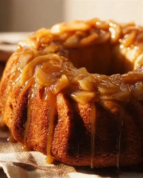 Apple Upside Down Pound Cake