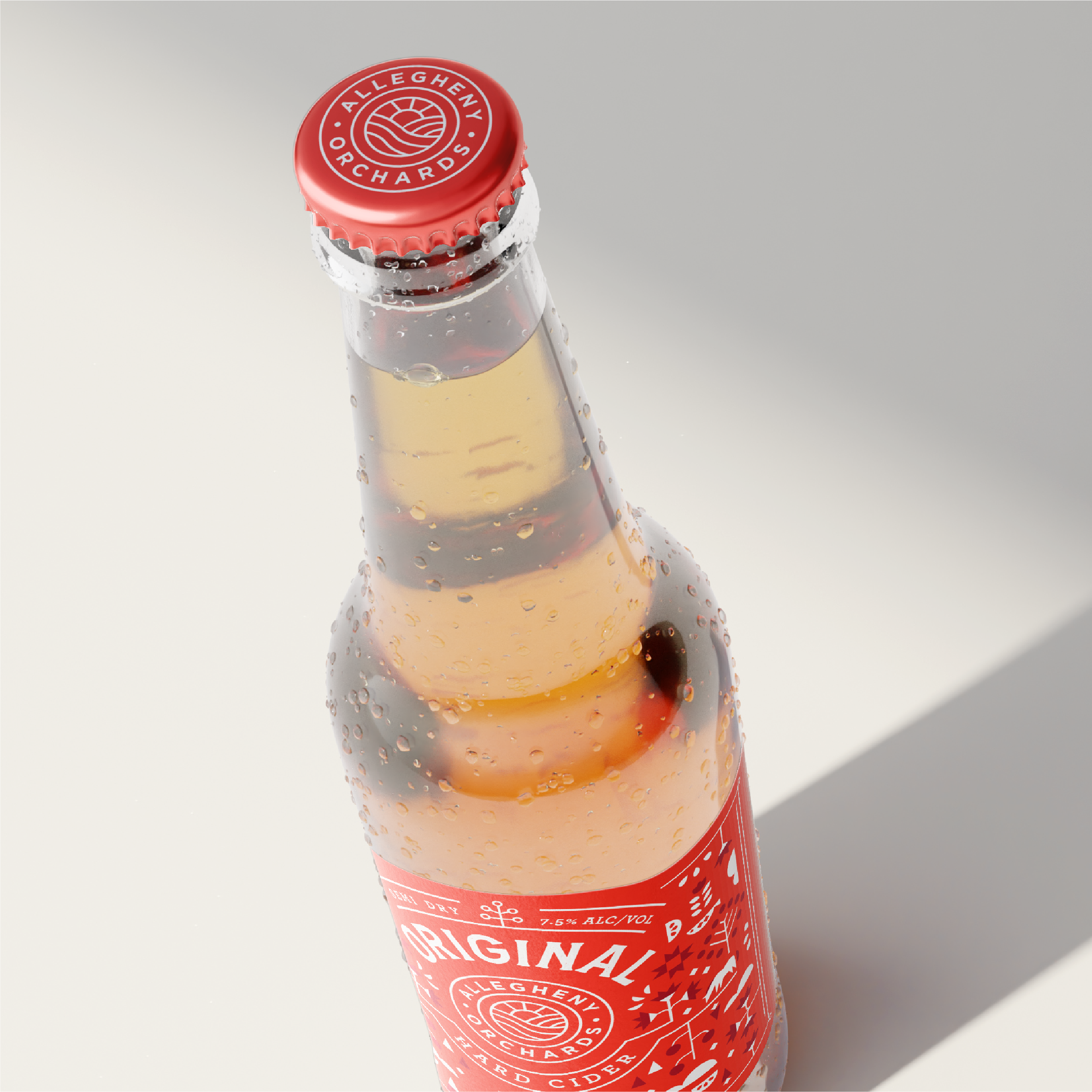 apple cider beer label design