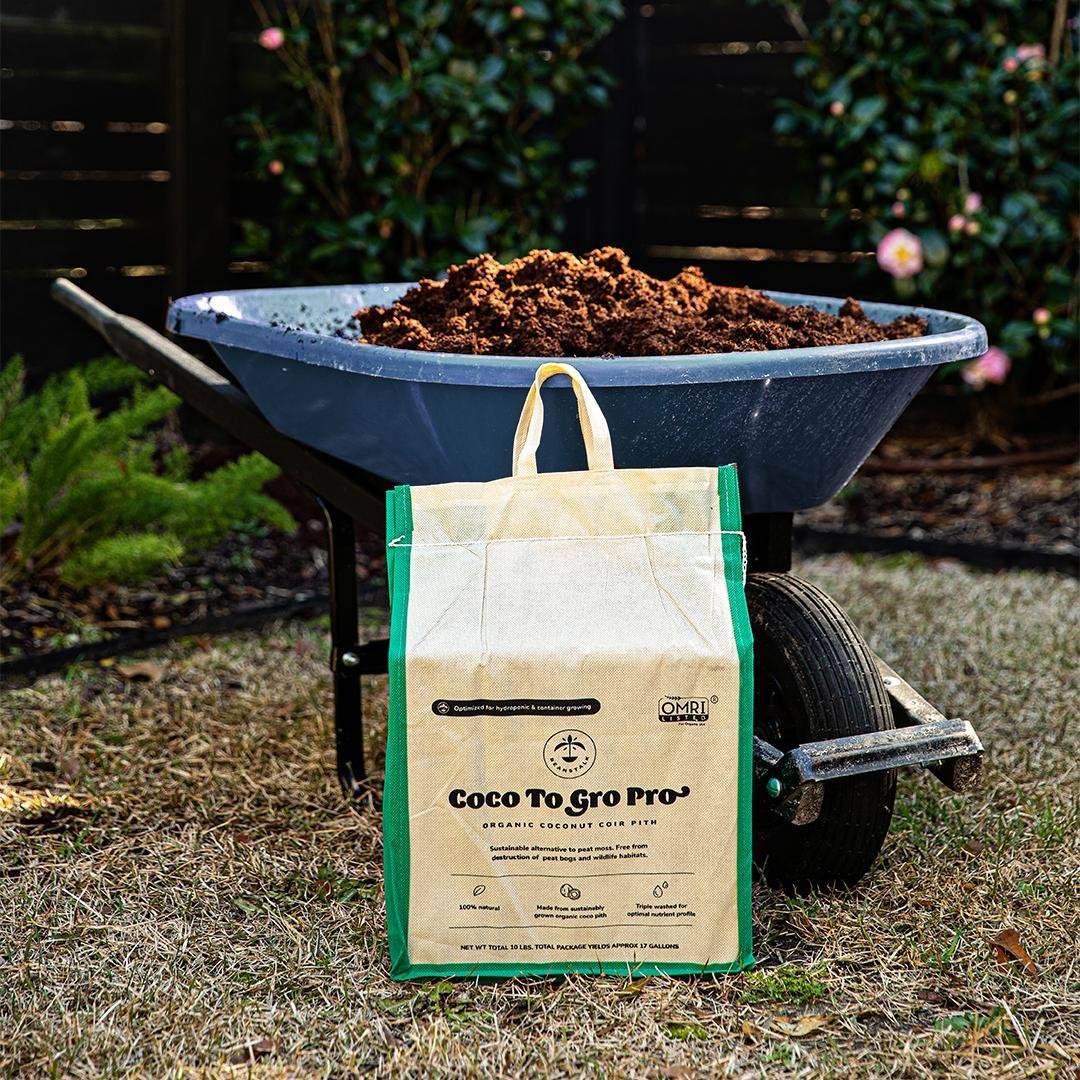 beanstalk coconut coir bag design gardening