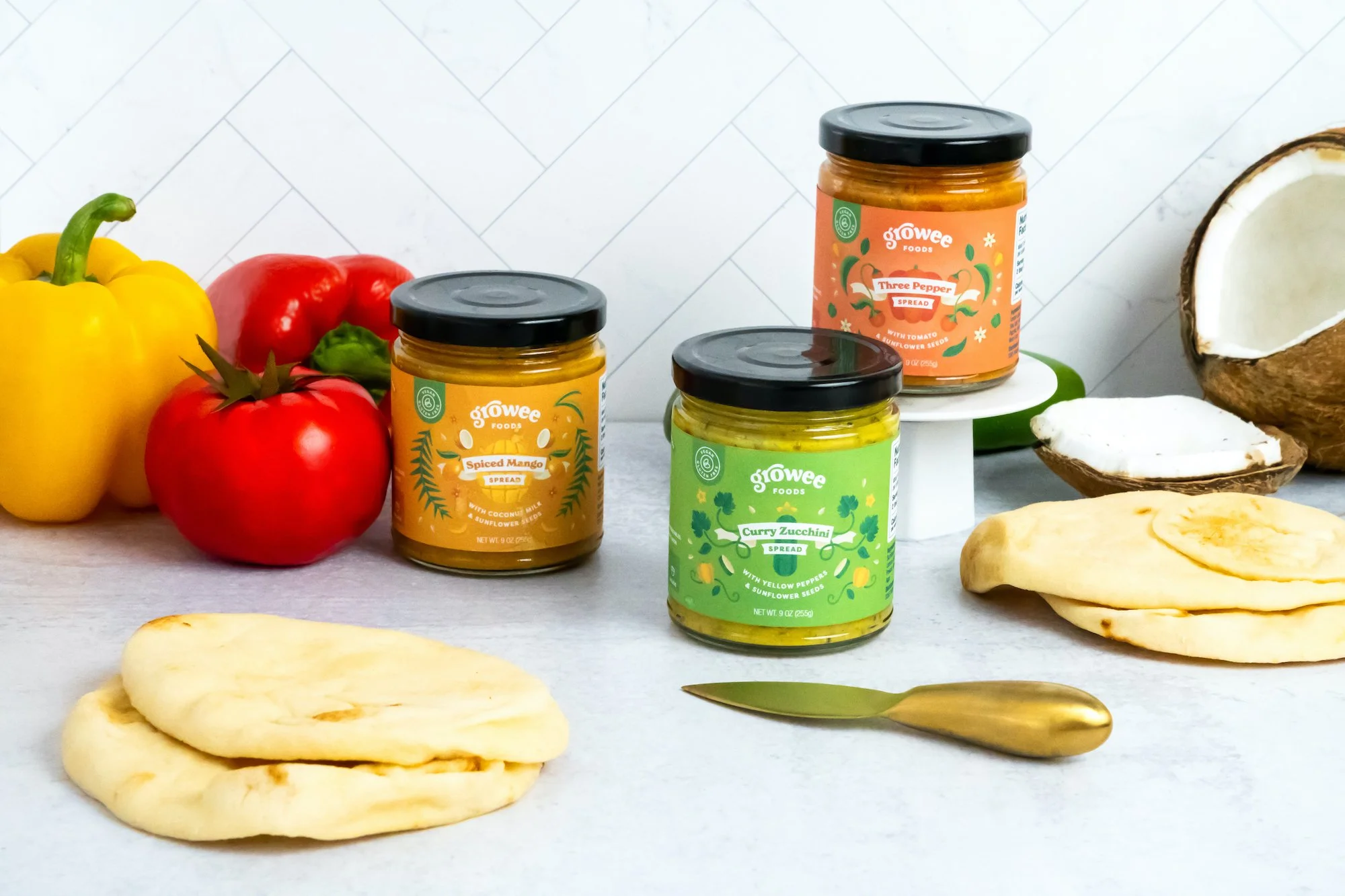 growee foods vegan package design