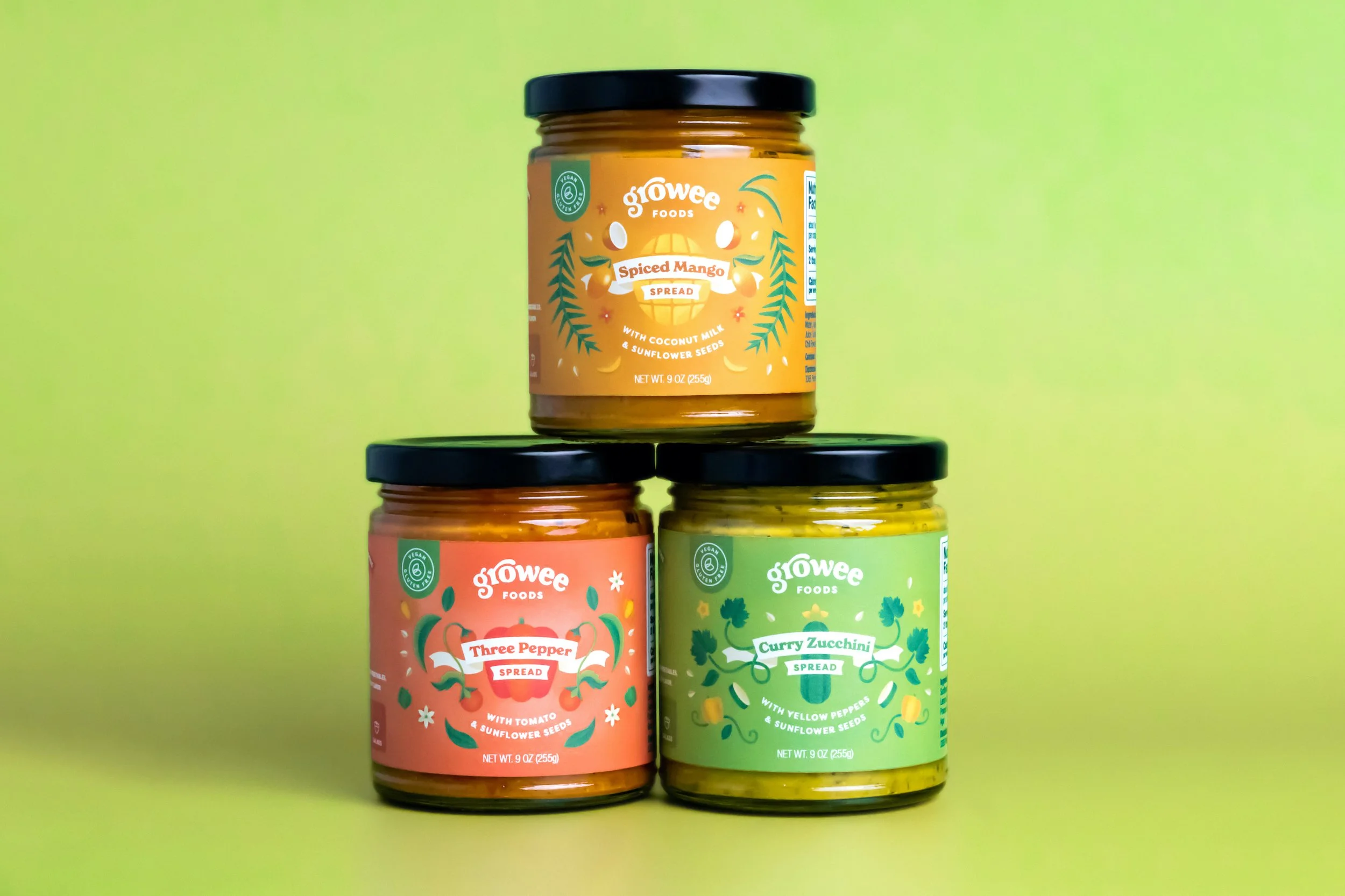 vegan spread package design