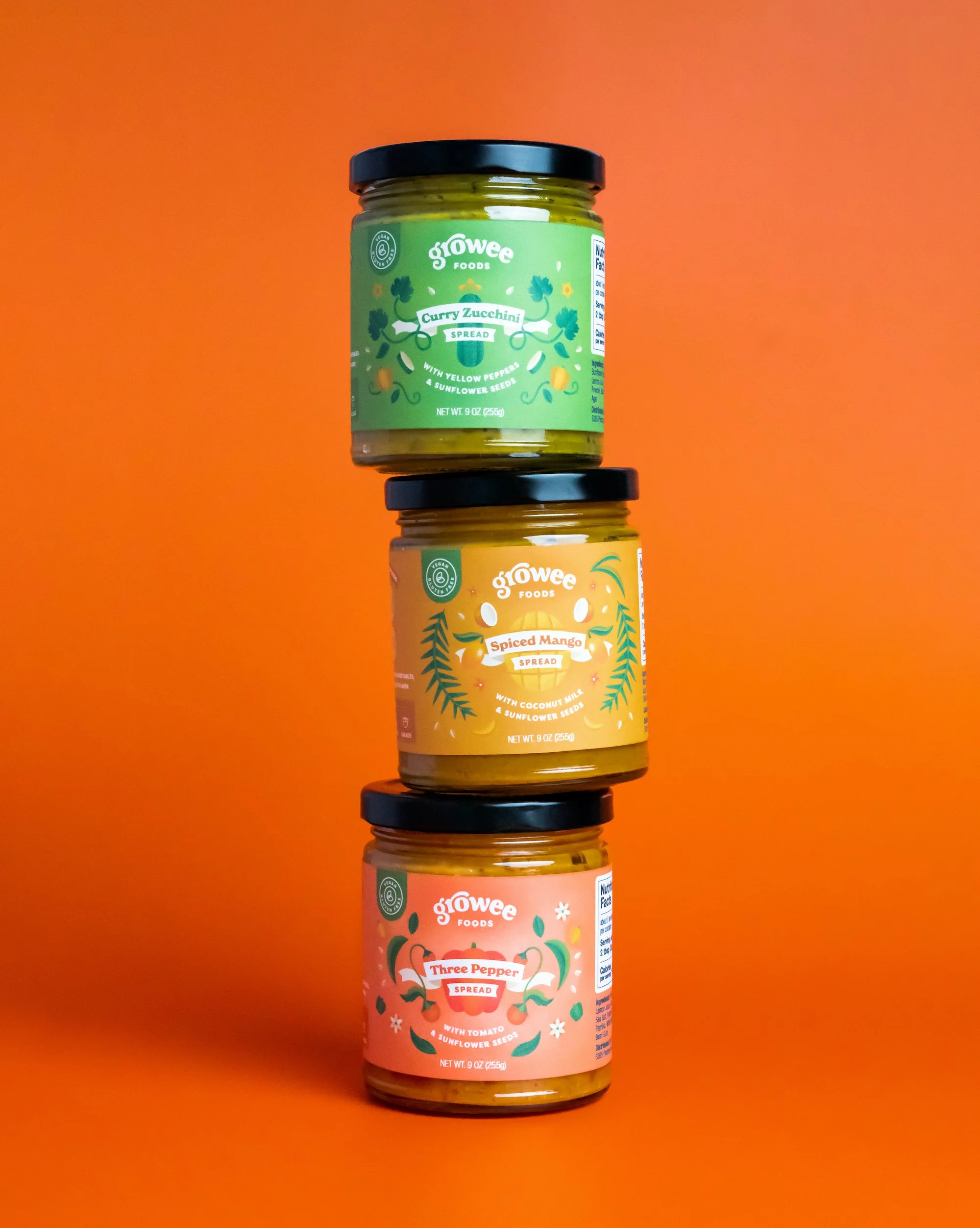 growee foods package design product photography