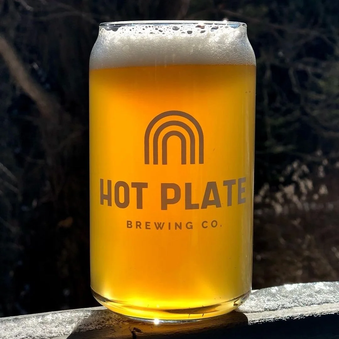 hot plate logo beer glass