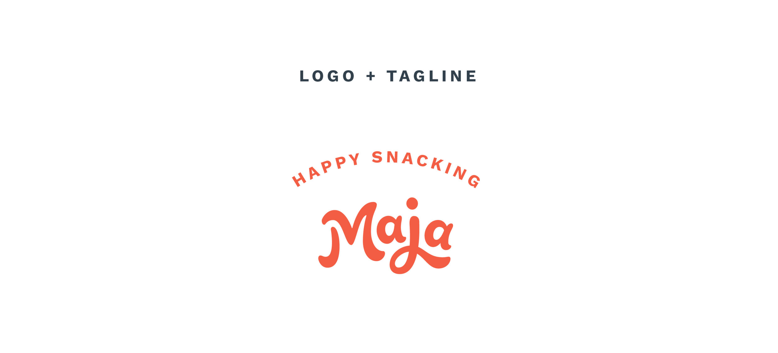 maja hand lettered logo