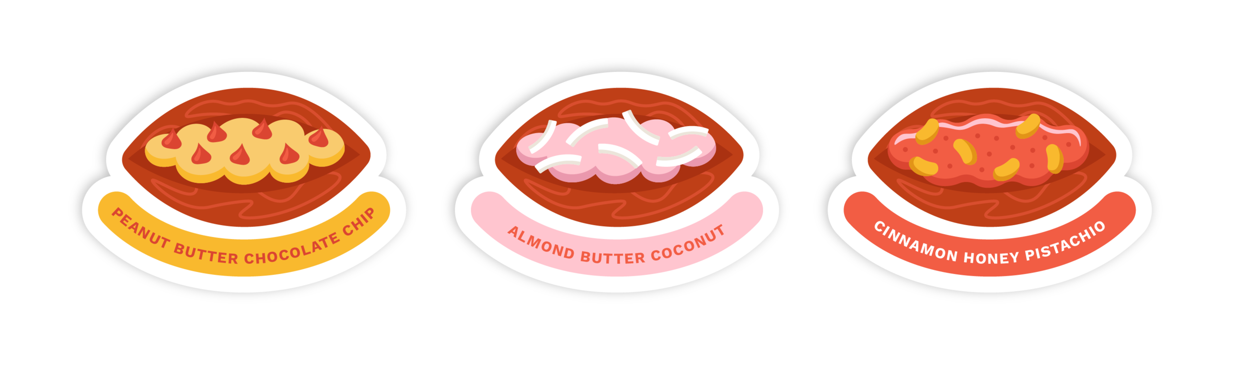 maja dates illustration sticker design