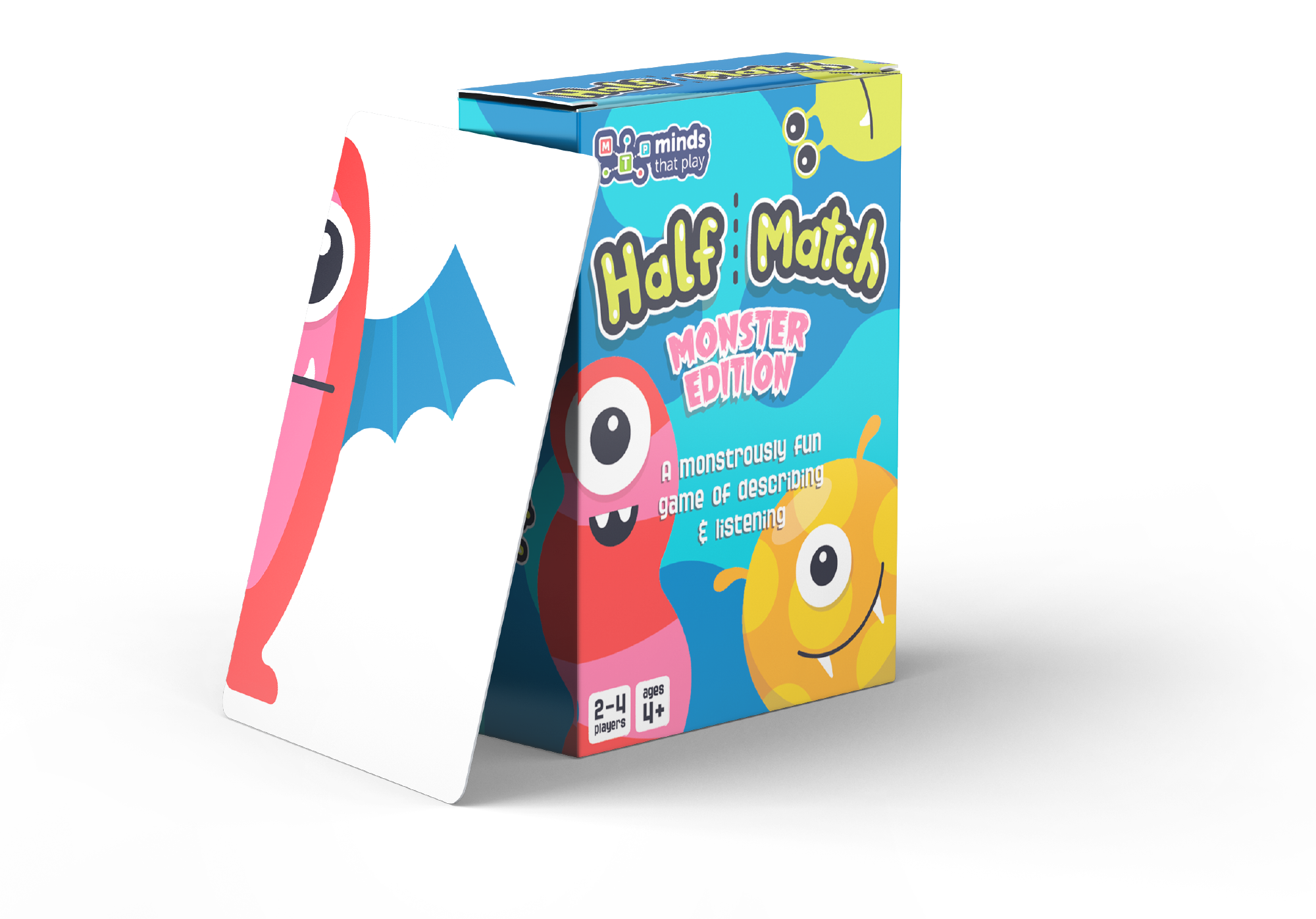 kids card game package design