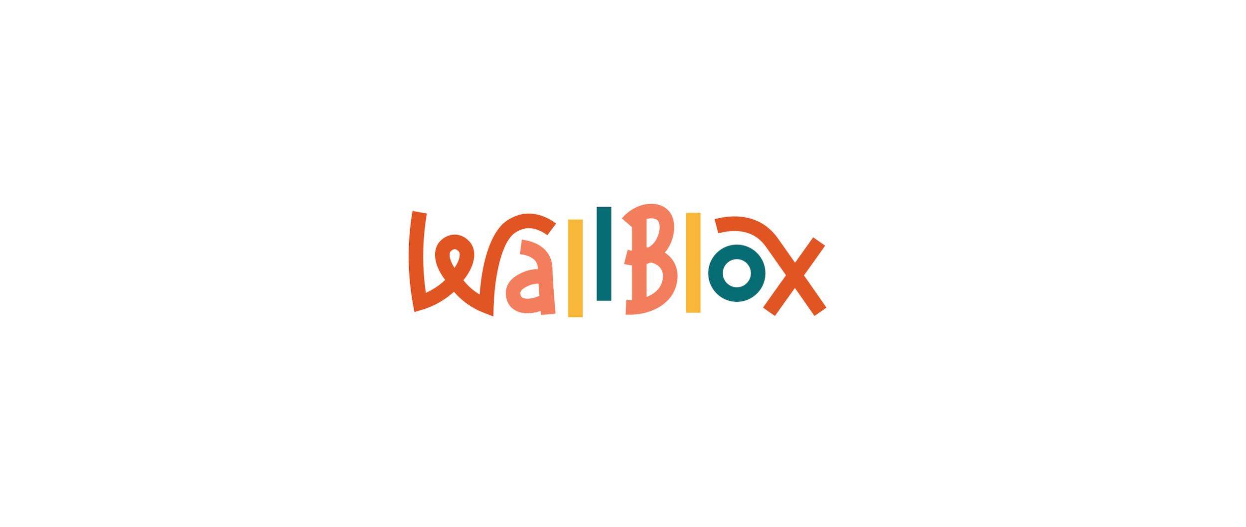 wallblox hand lettered logo